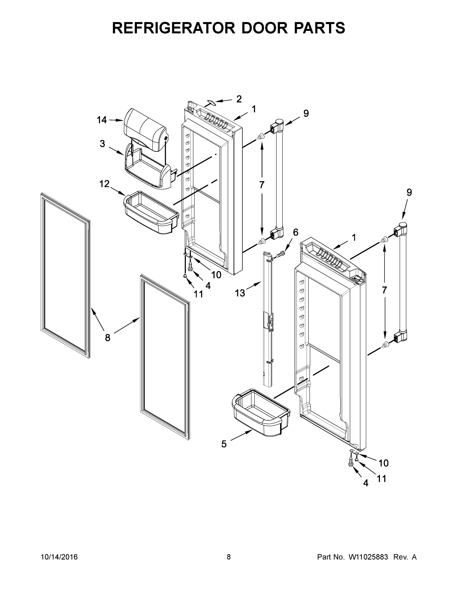 05 - REFRIGERATOR DOOR PARTS