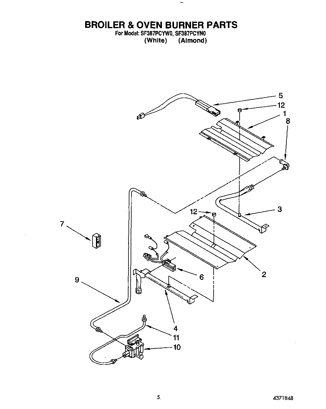 05 - BROILER AND OVEN BURNER