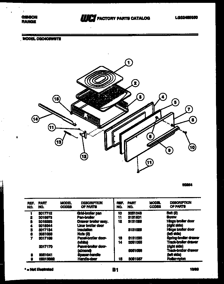 05 - BROILER DRAWER PARTS