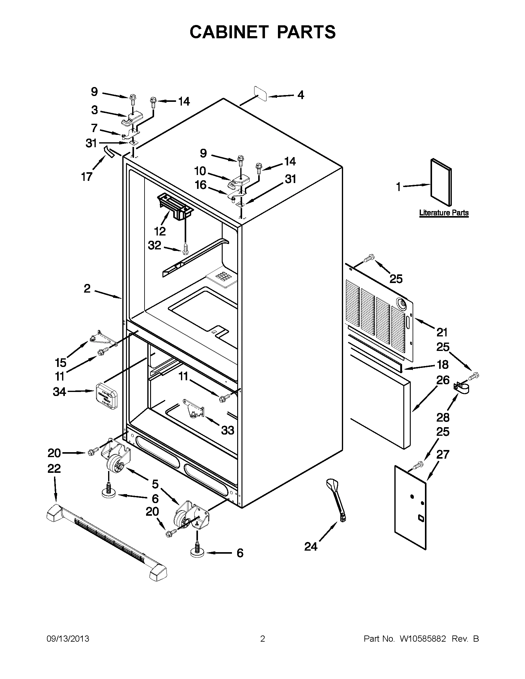 02 - CABINET PARTS