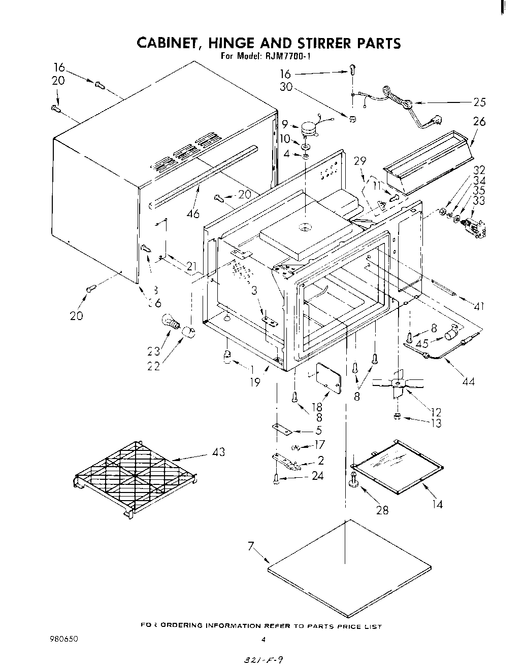03 - CABINET, HINGE, AND STIRRER , LITERATURE