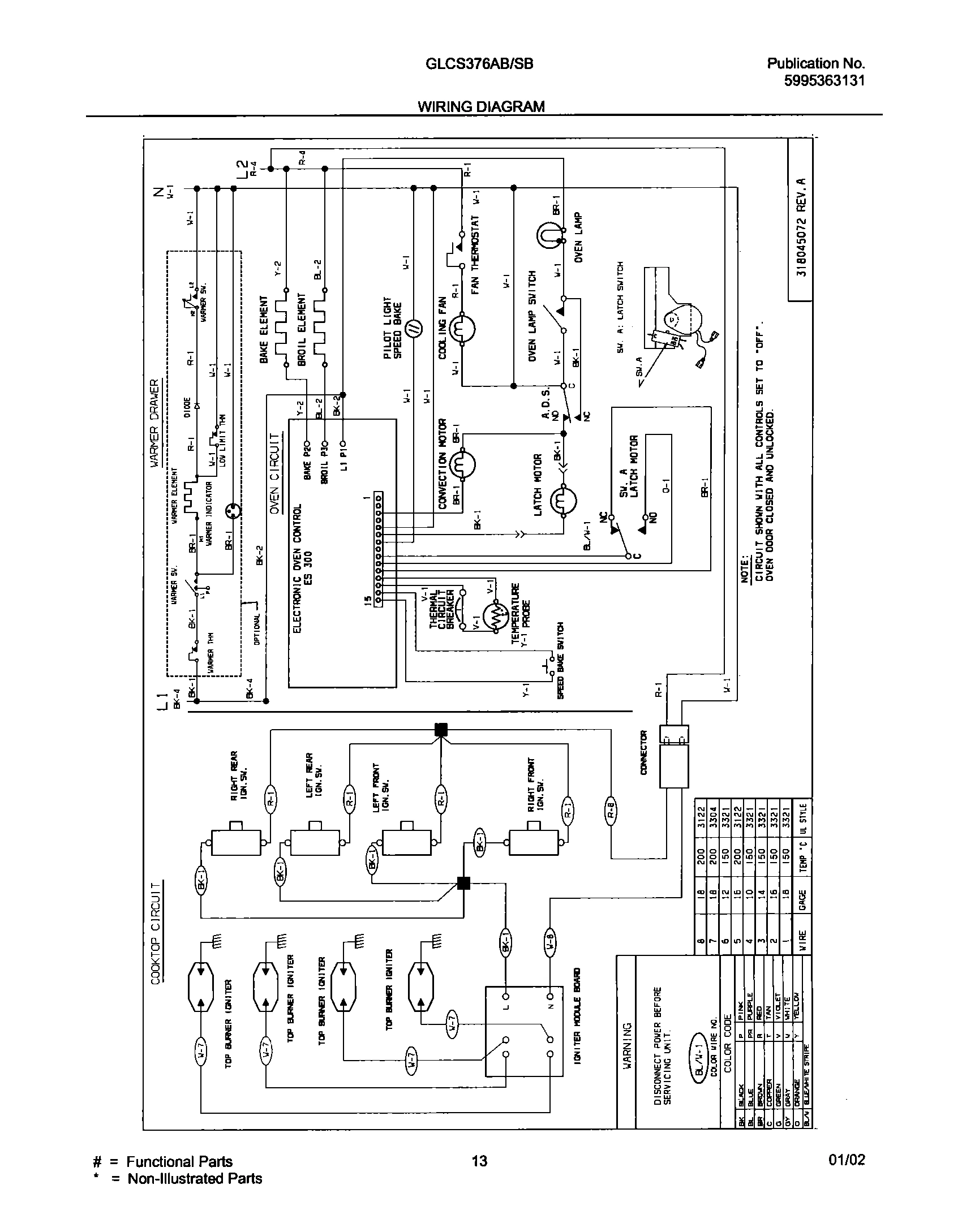 13 - WIRING DIAGRAM