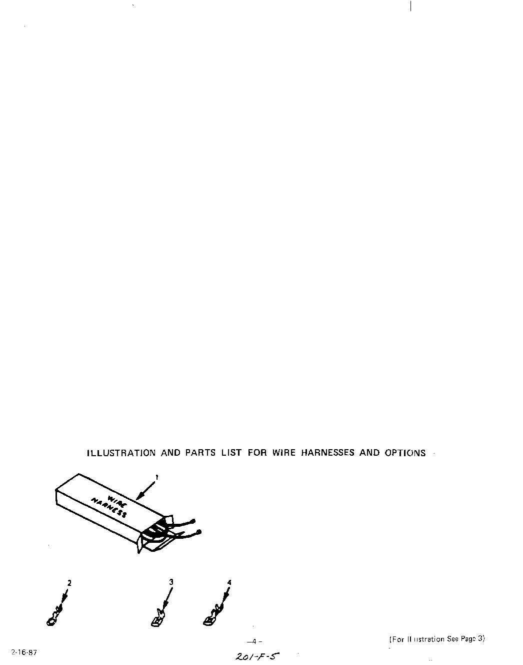 05 - WIRE HARNESSES AND OPTIONS