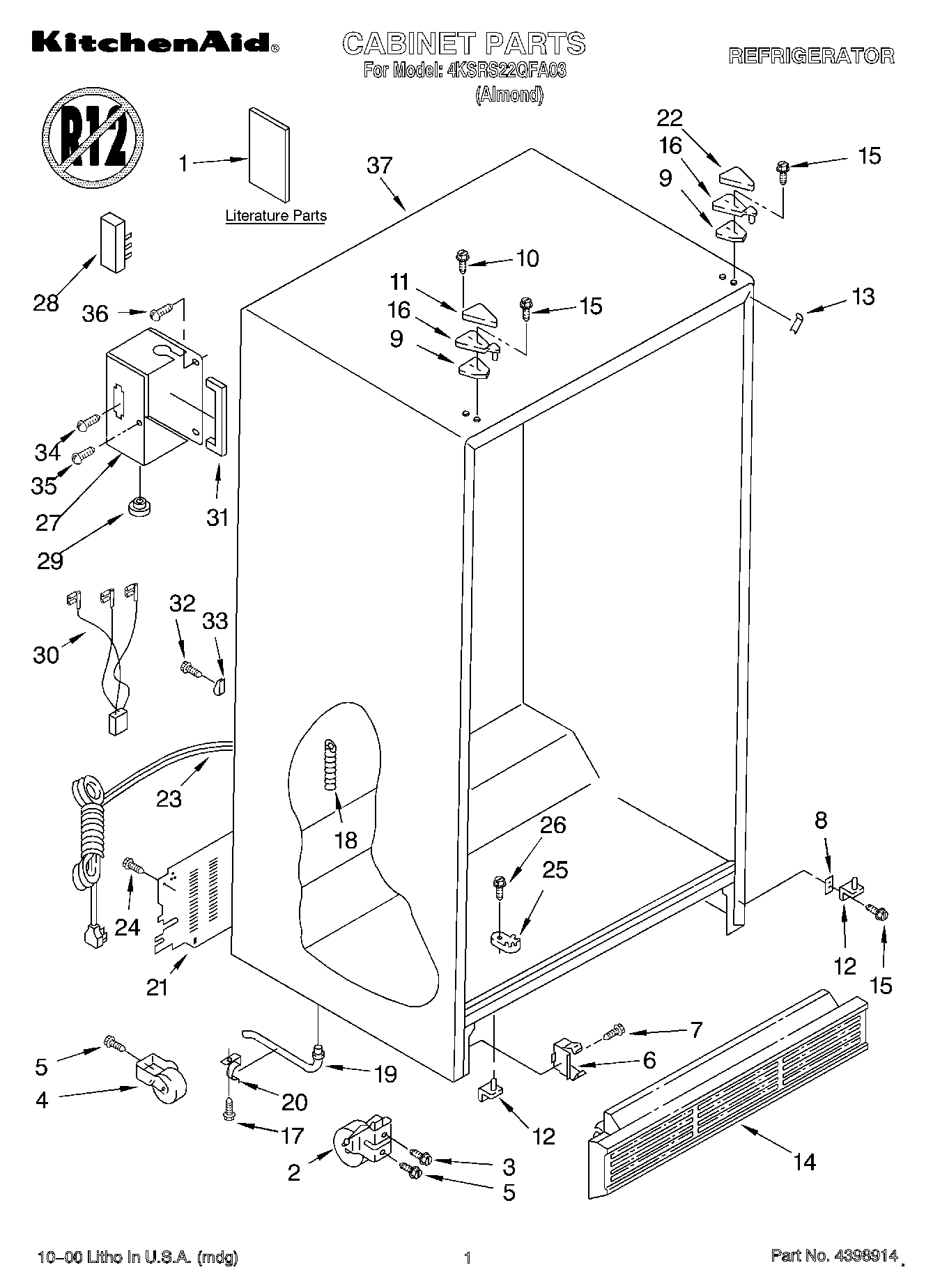 01 - CABINET, LITERATURE