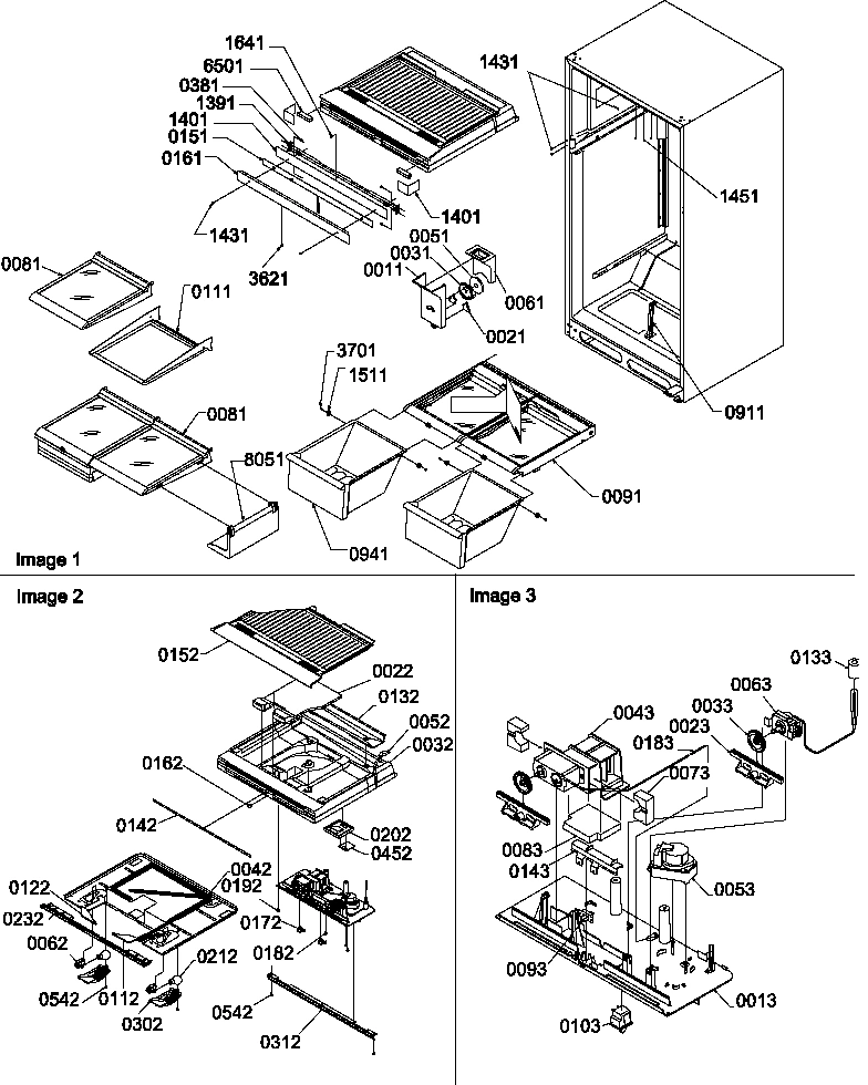 06 - INTERIOR CABINET/DRAIN/BLOCK & CTRL ASSY