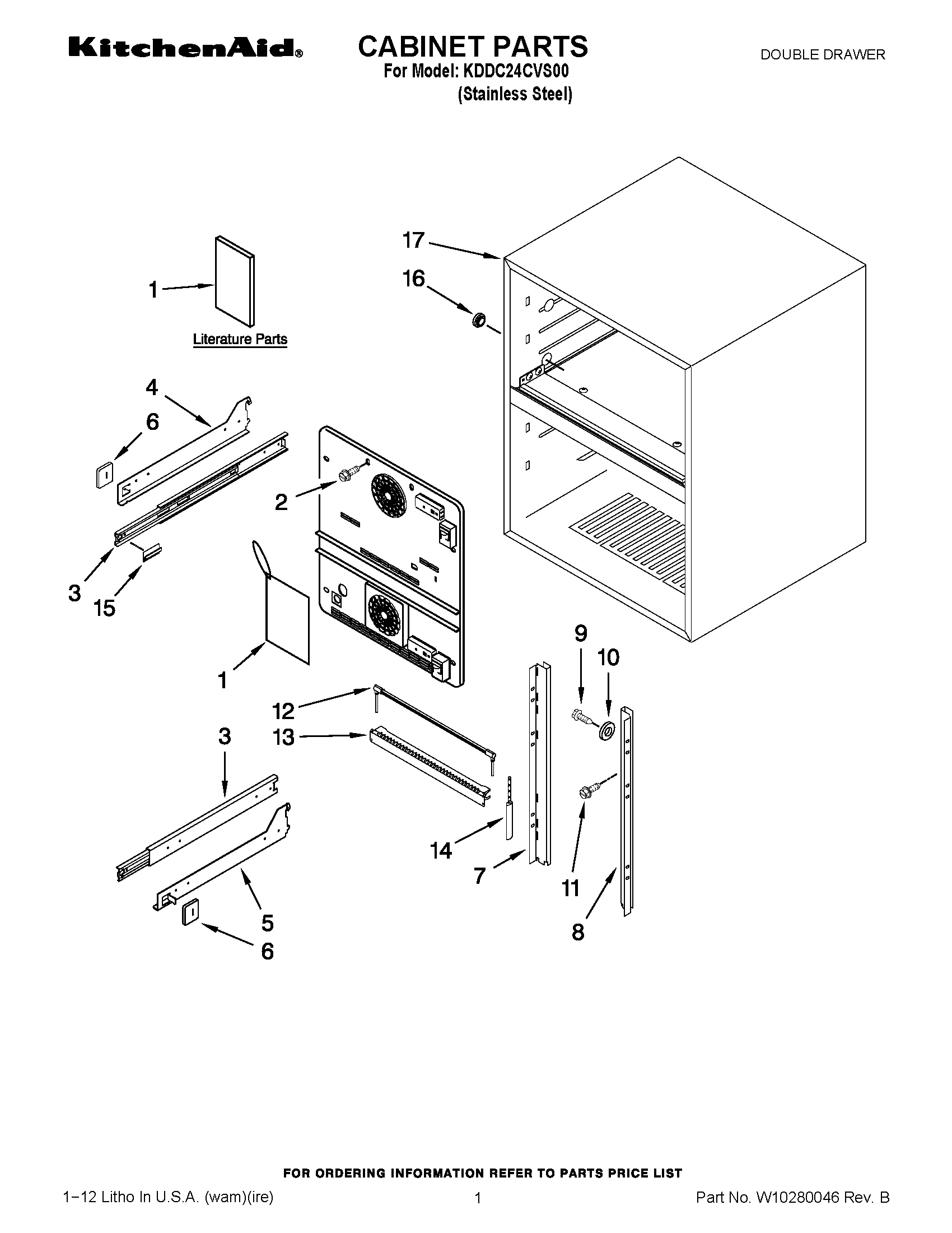 01 - CABINET PARTS