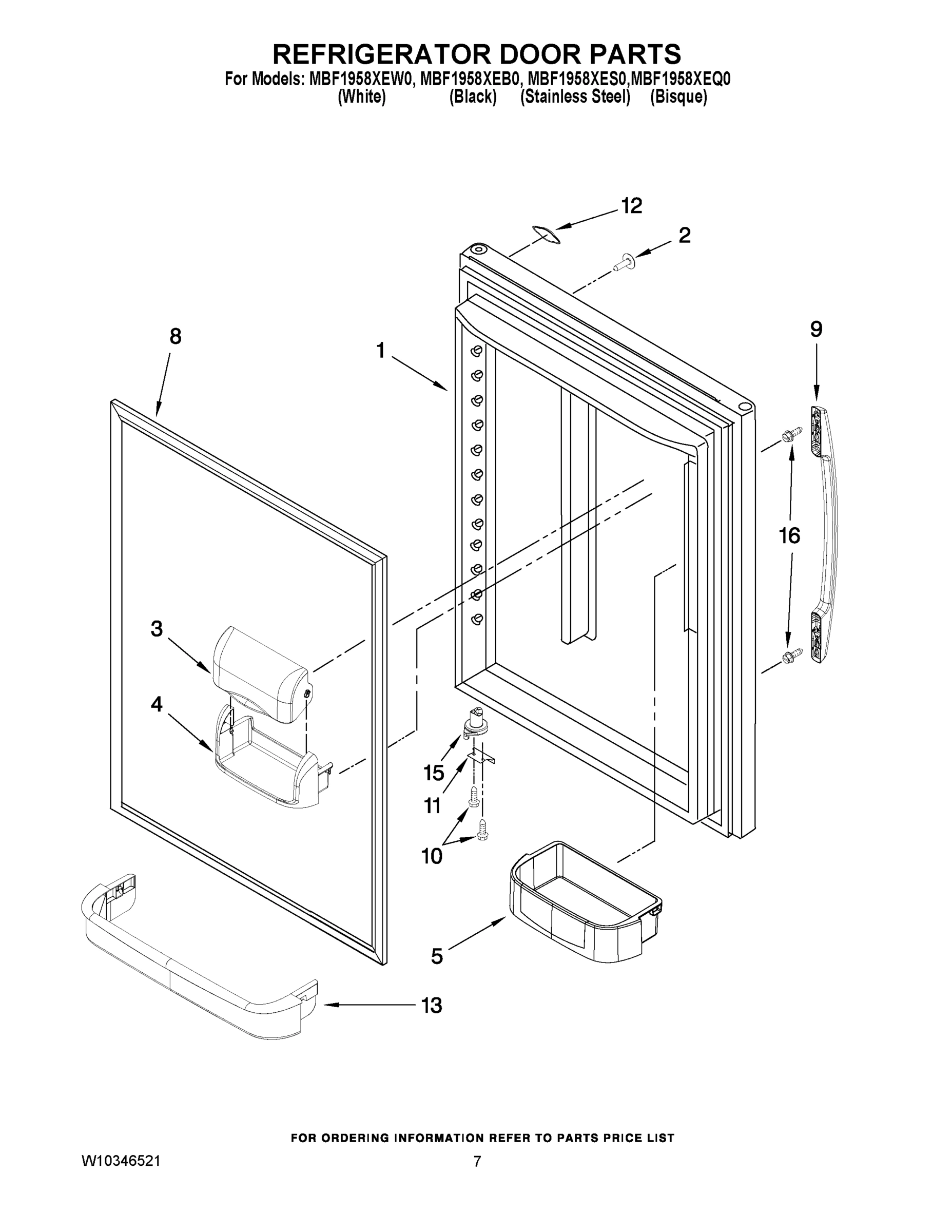 05 - REFRIGERATOR DOOR PARTS
