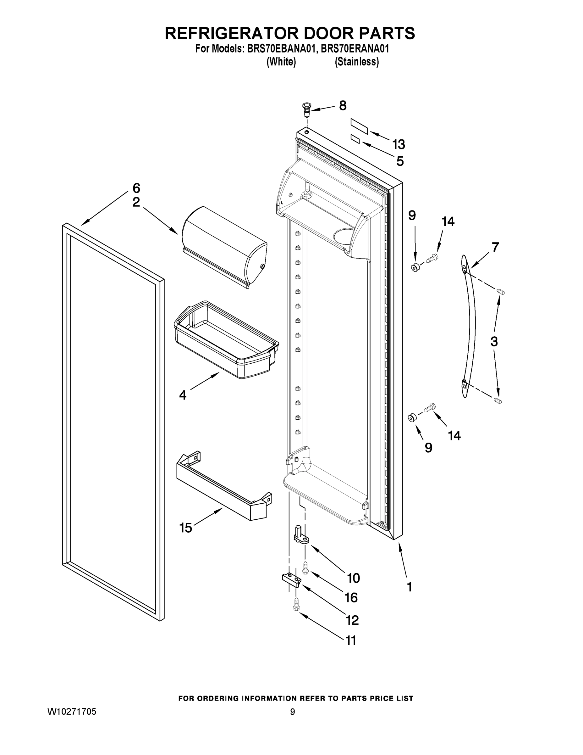 06 - REFRIGERATOR DOOR PARTS