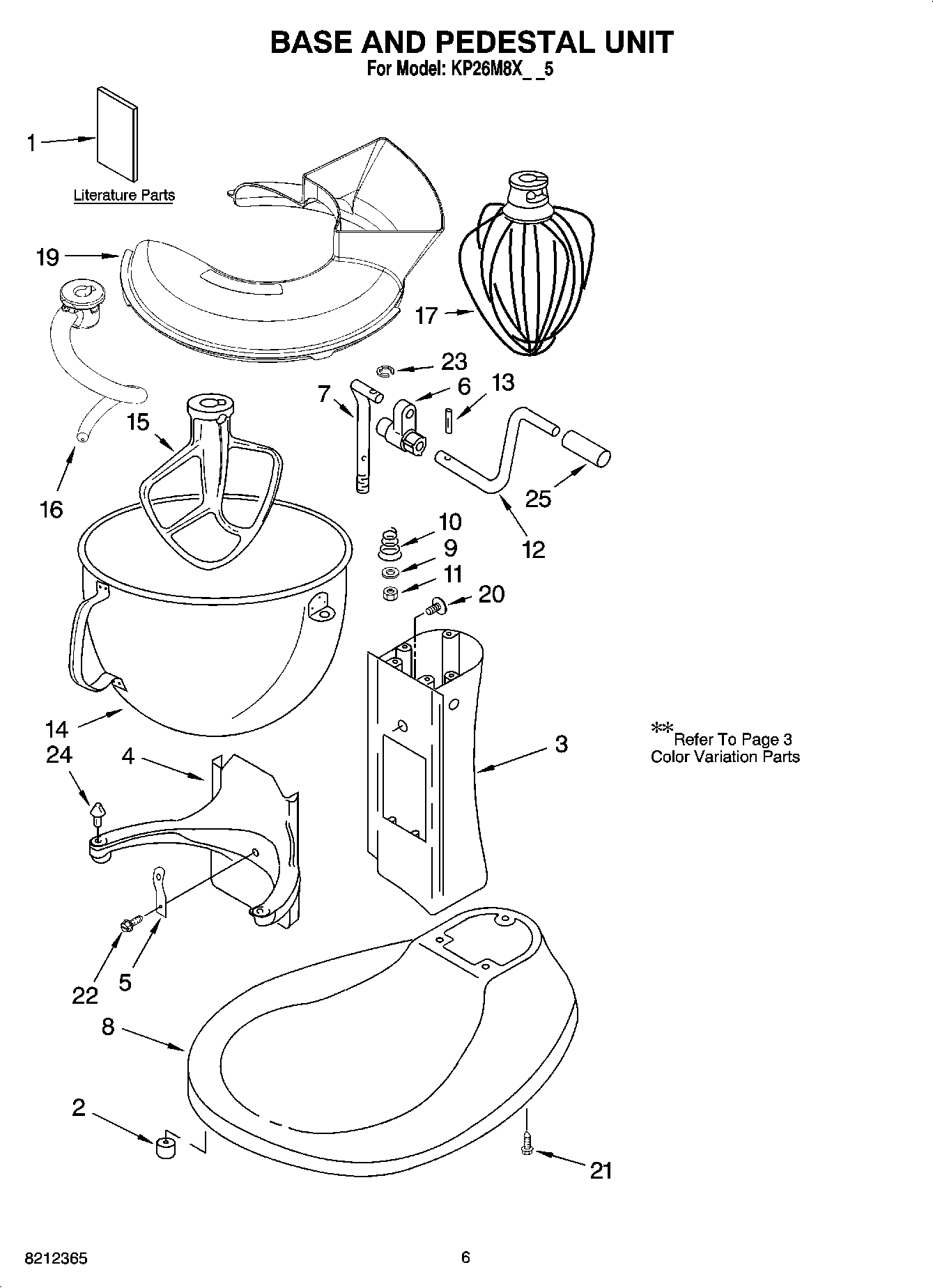 03 - BASE AND PEDESTAL UNIT, OPTIONAL PARTS