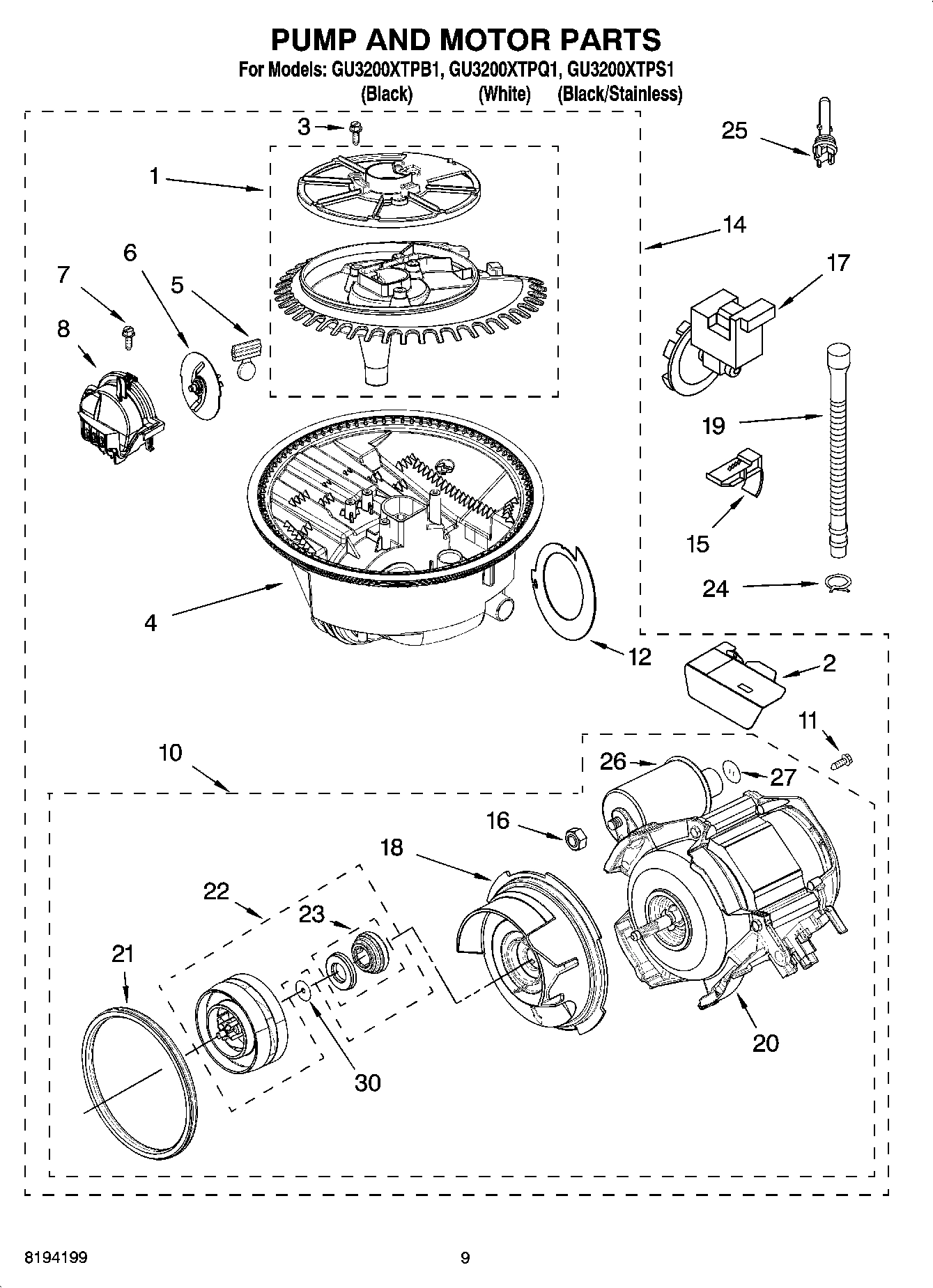 08 - PUMP AND MOTOR PARTS