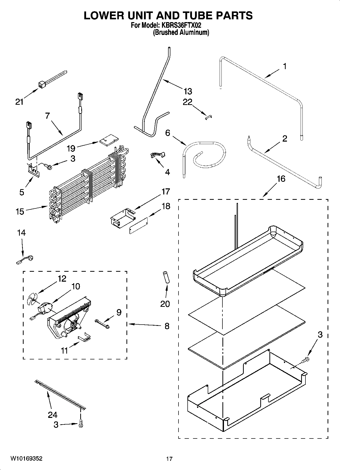 10 - LOWER UNIT AND TUBE PARTS