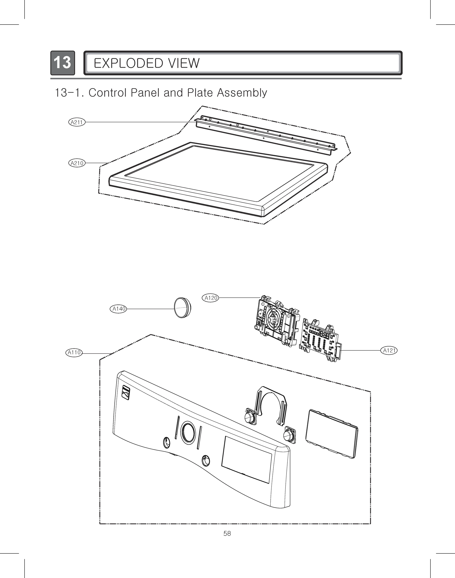 CONTROL PANEL AND PLATE ASSEMBLY