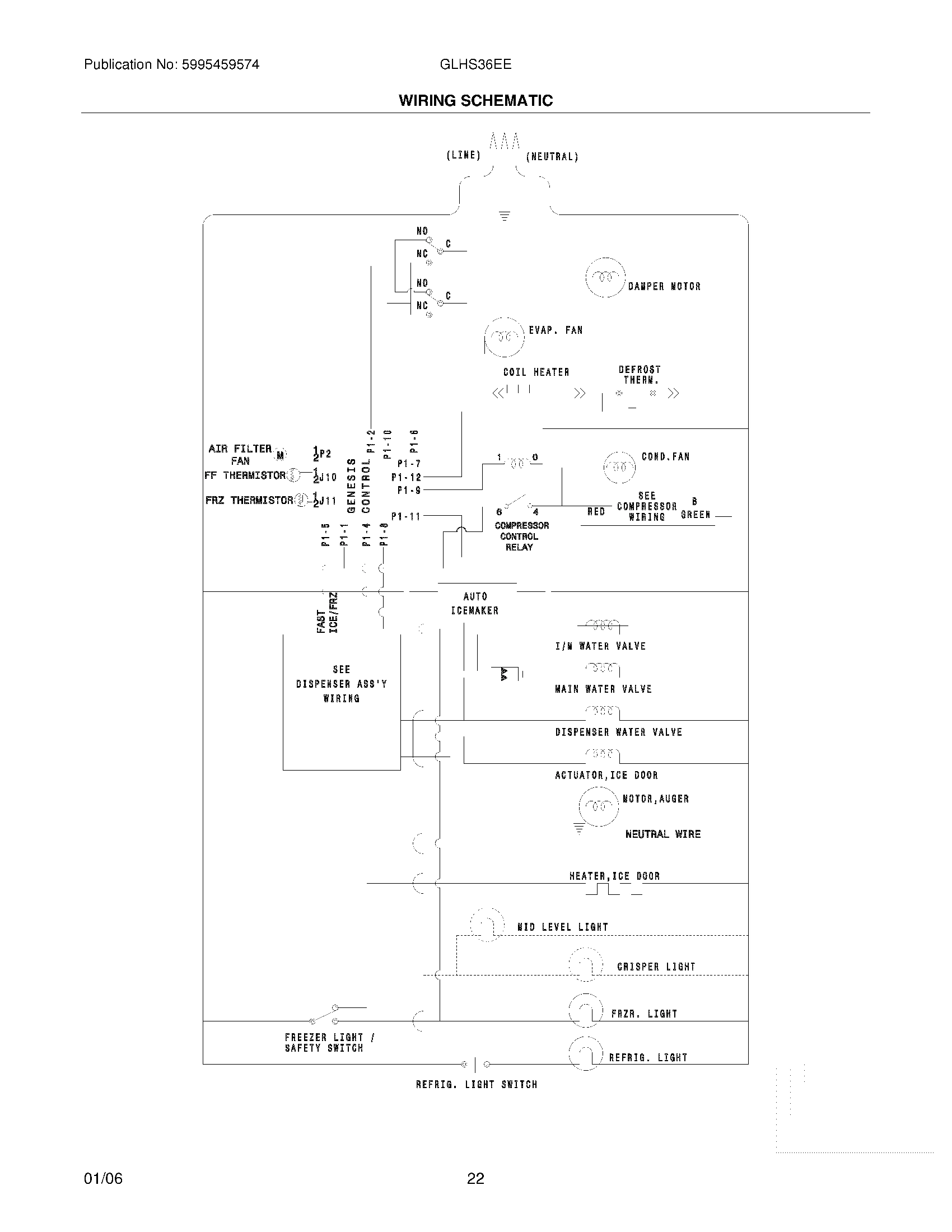 22 - WIRING SCHEMATIC