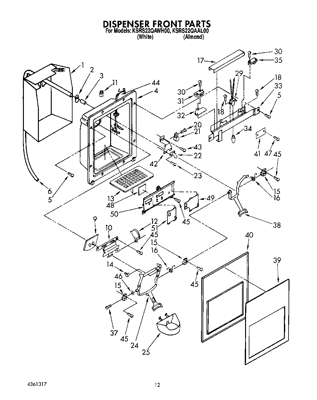 08 - DISPENSER FRONT