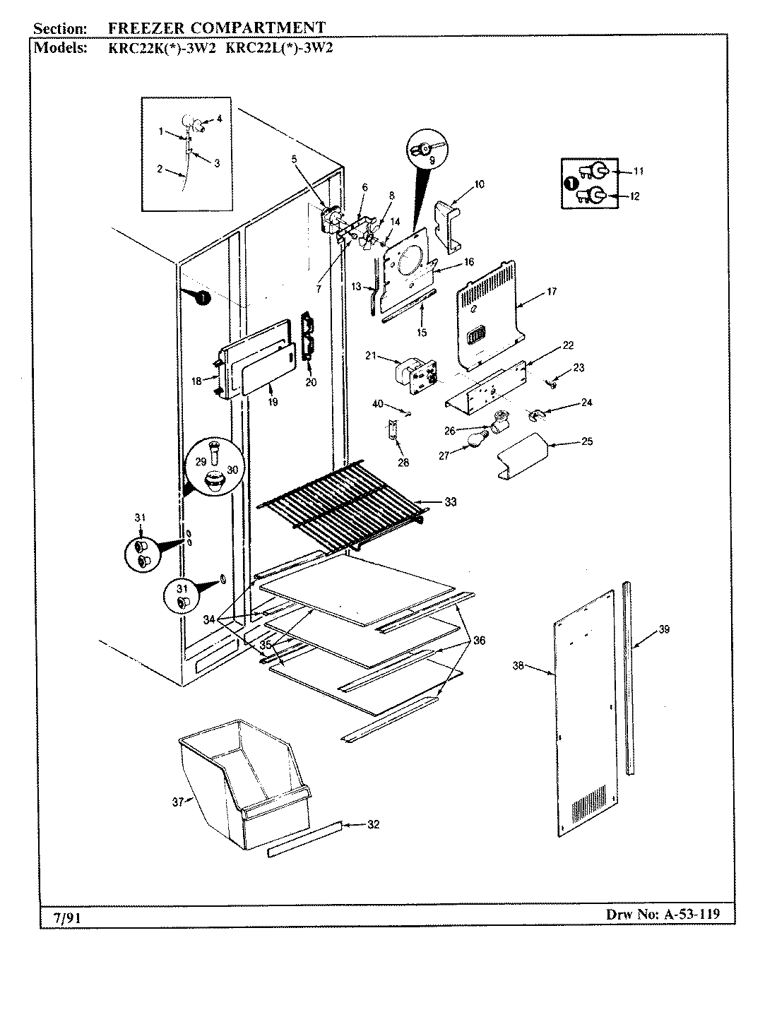 01 - FREEZER COMPARTMENT