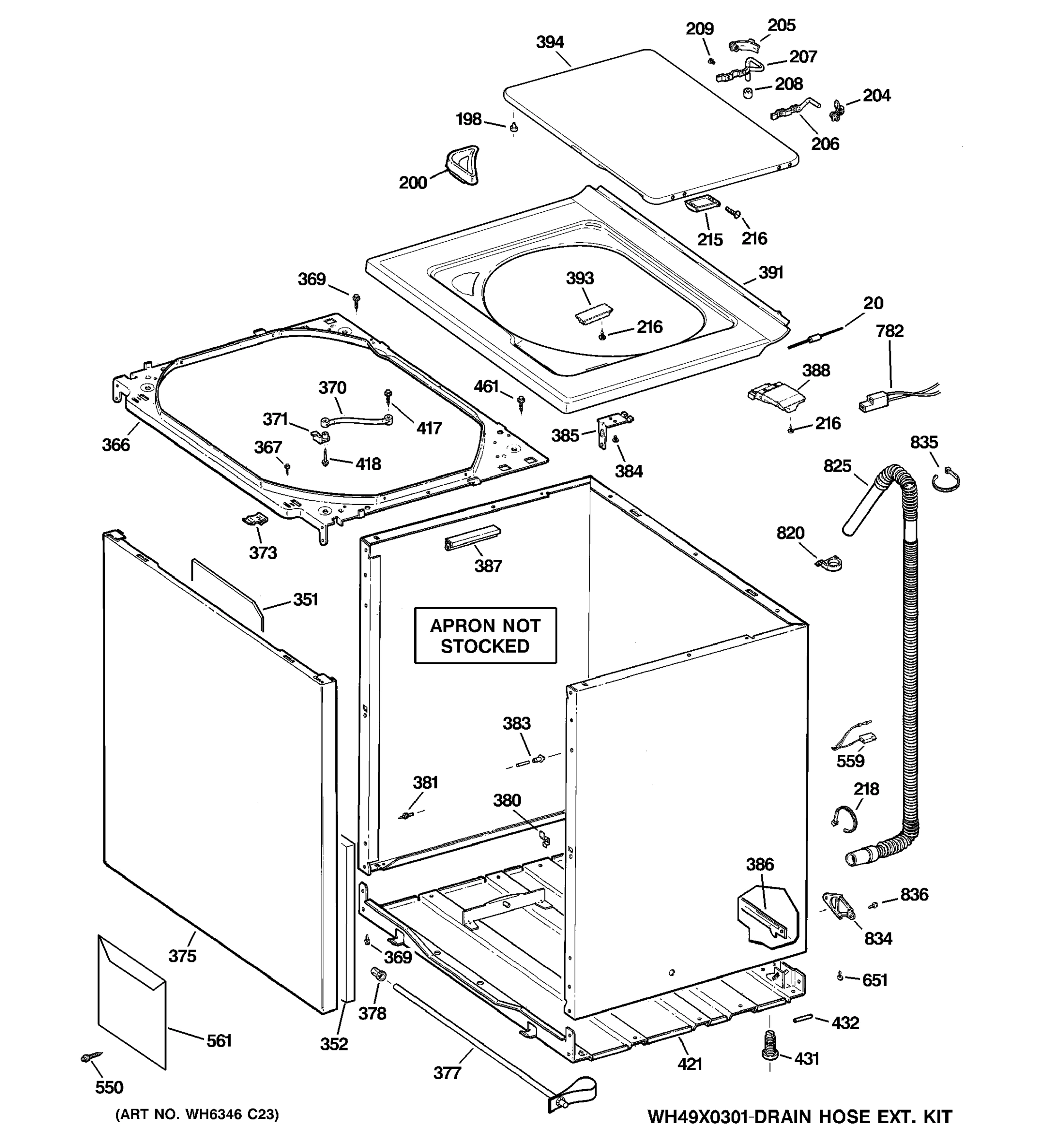 CABINET, COVER & TOP PANEL