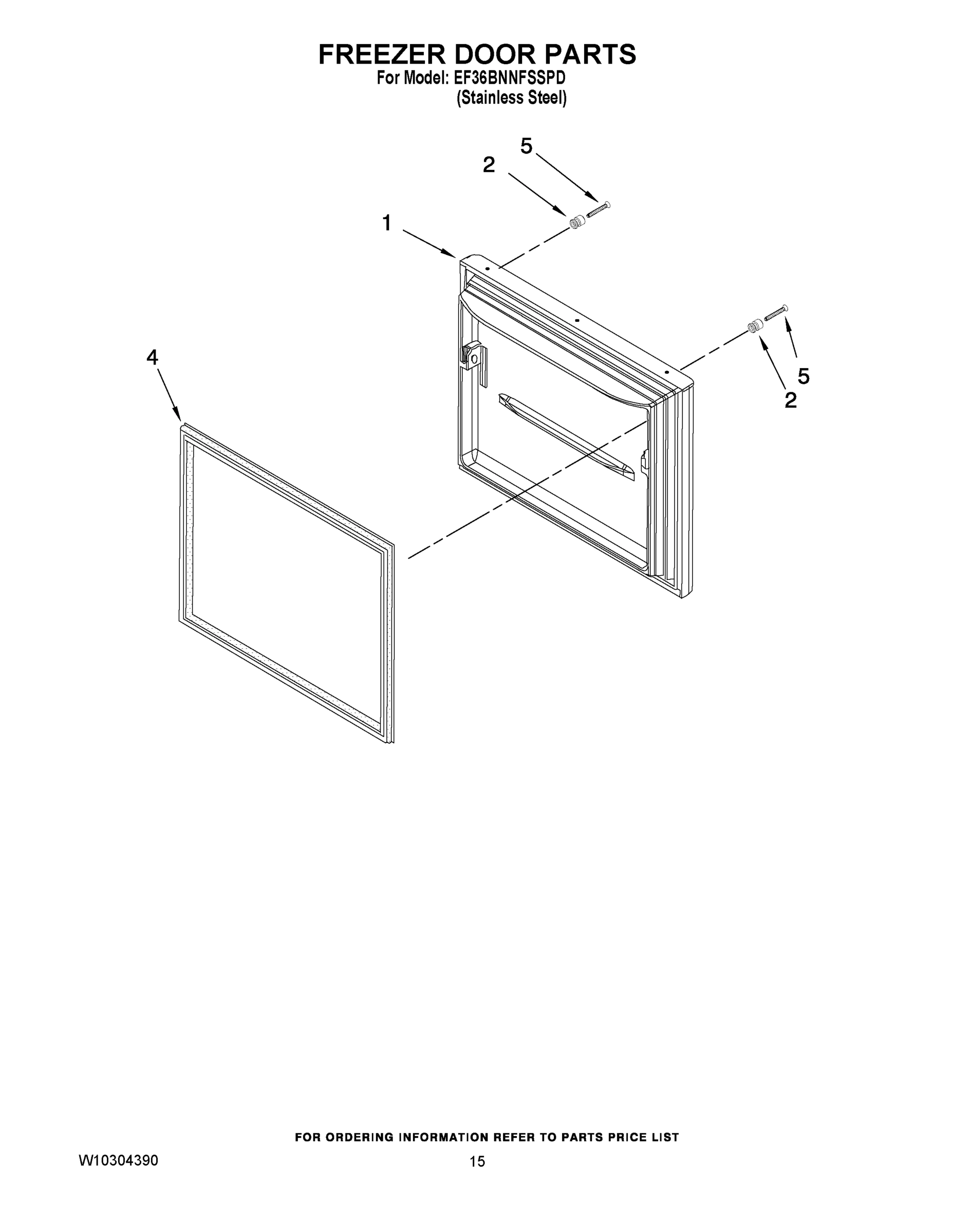 08 - FREEZER DOOR PARTS
