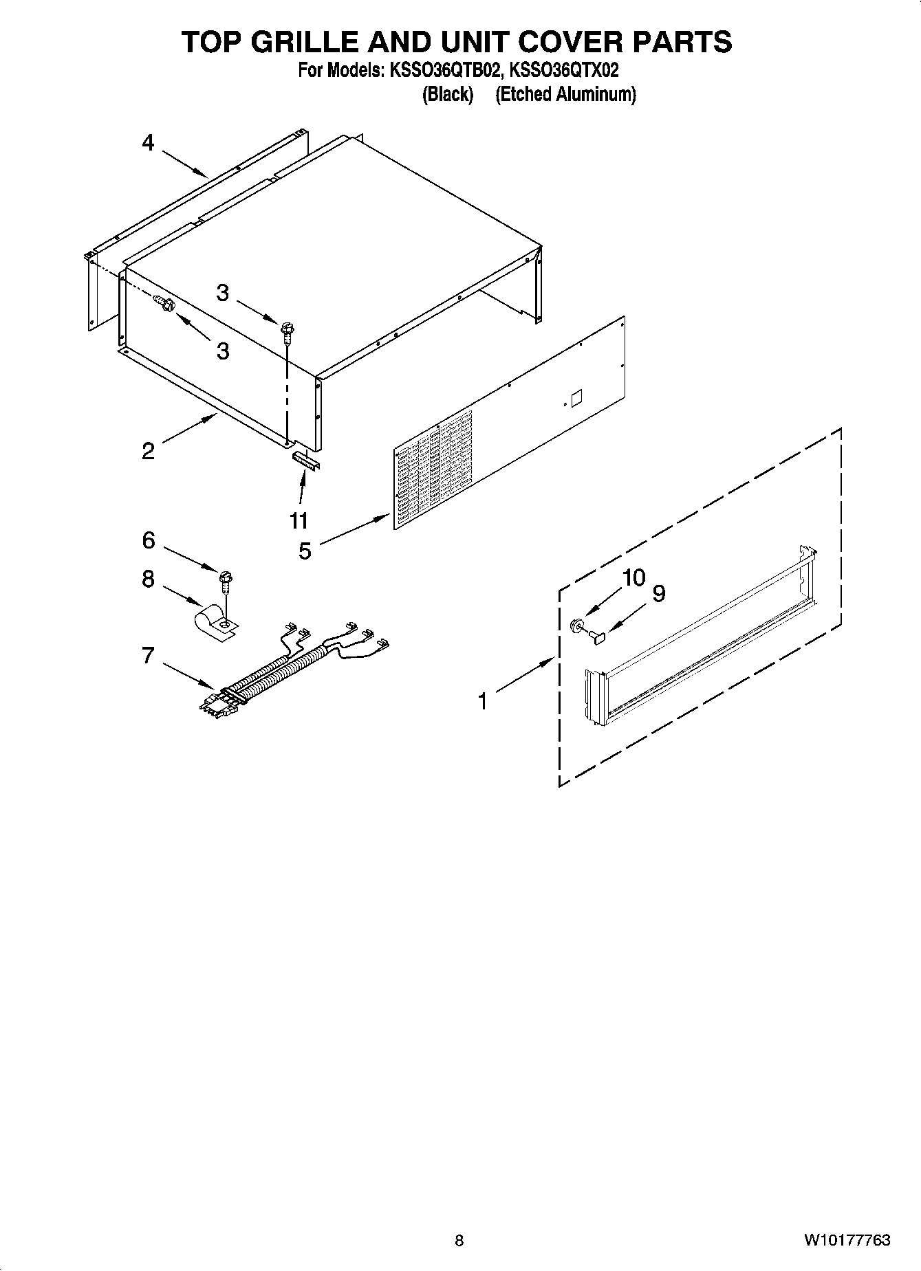 06 - TOP GRILLE AND UNIT COVER PARTS