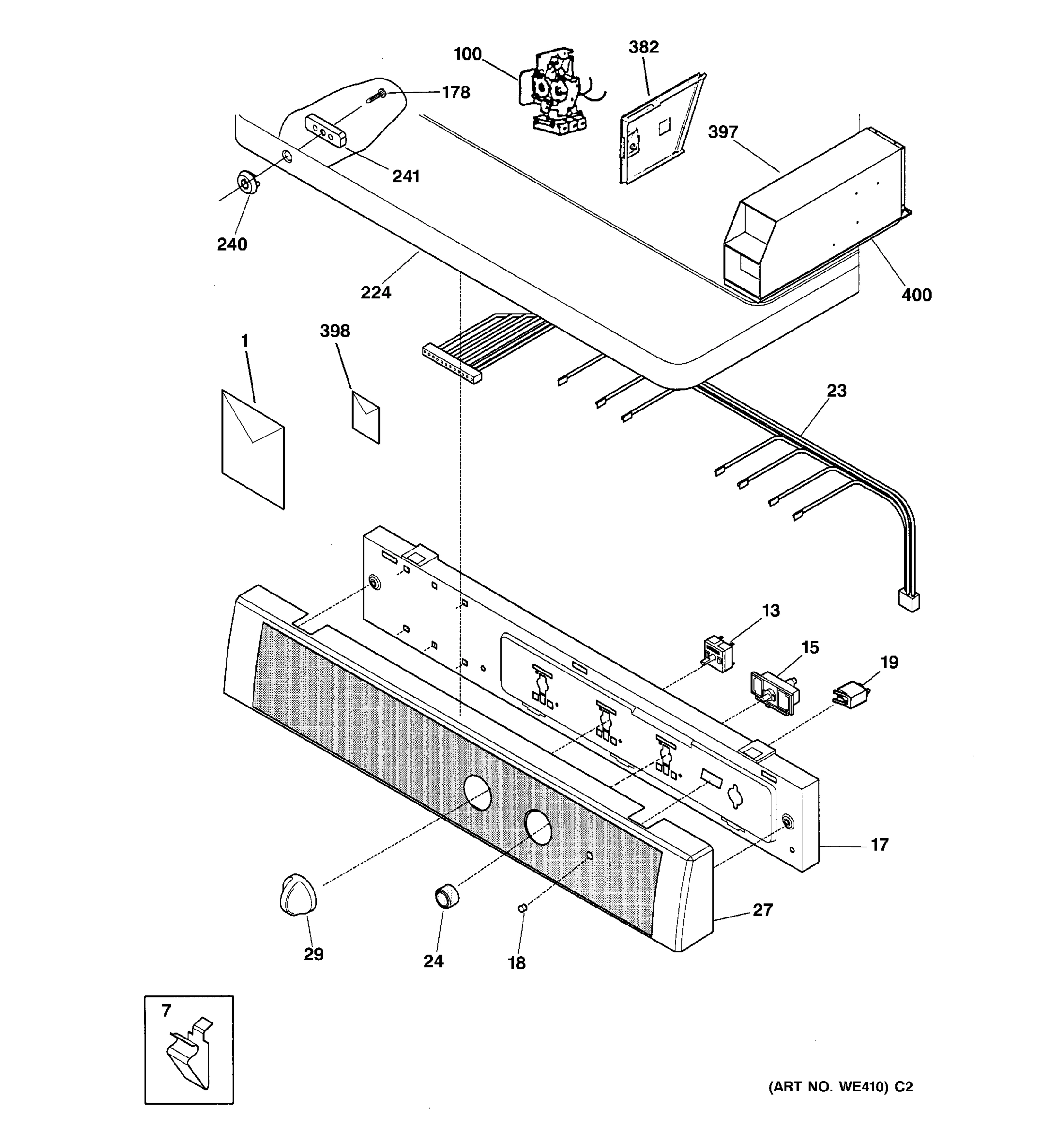 CONTROLS & TOP PANEL