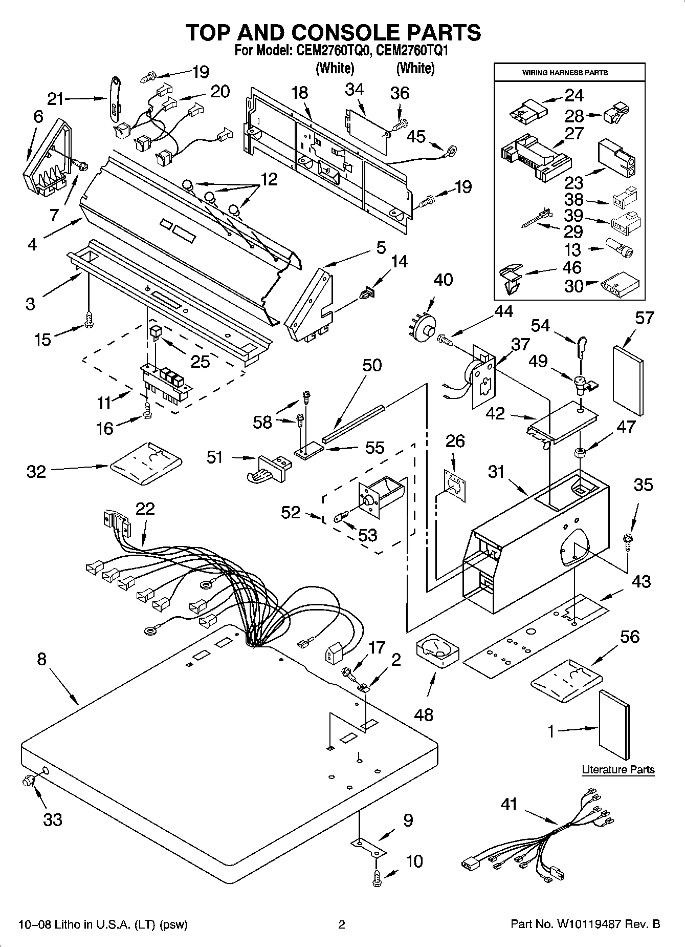 01 - TOP AND CONSOLE PARTS