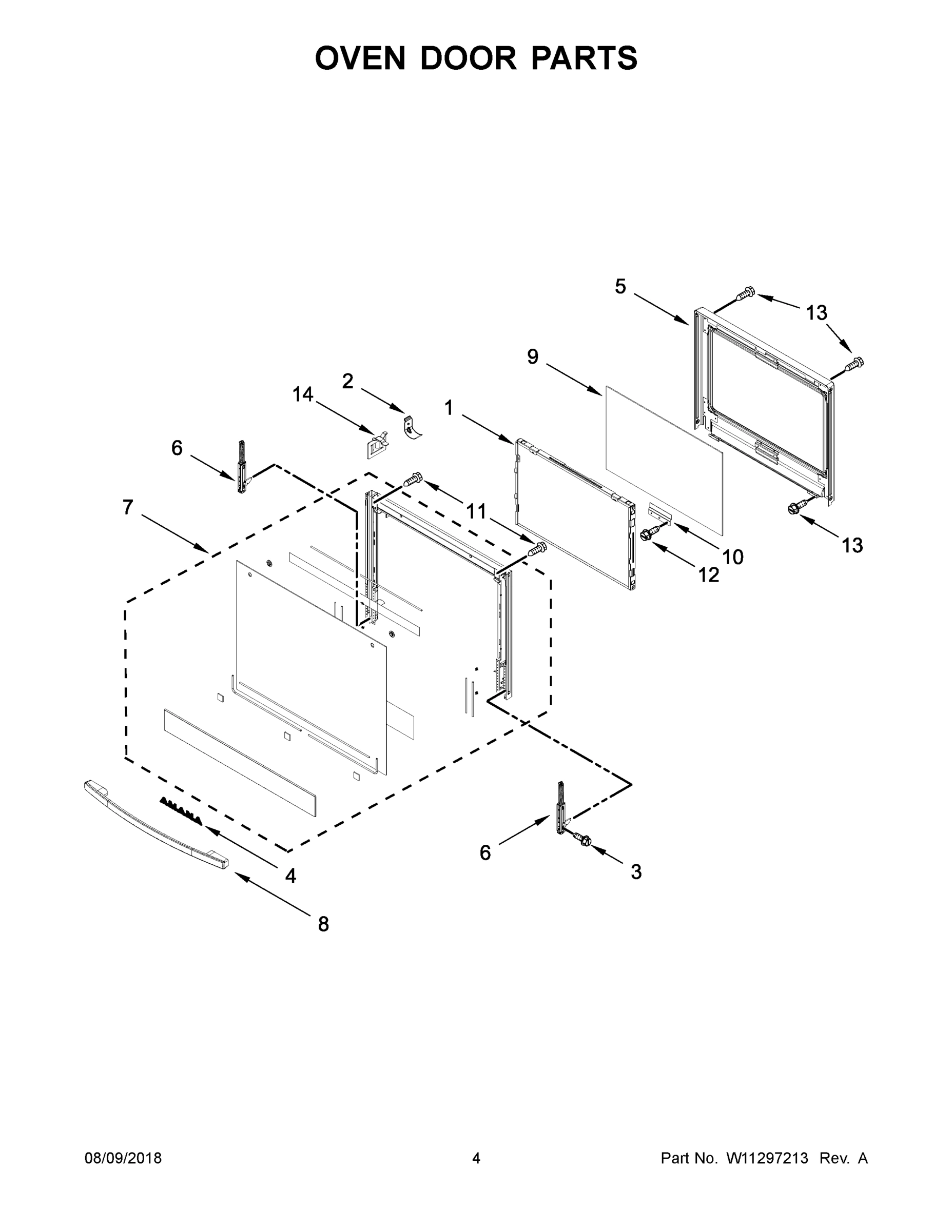 03 - OVEN DOOR PARTS