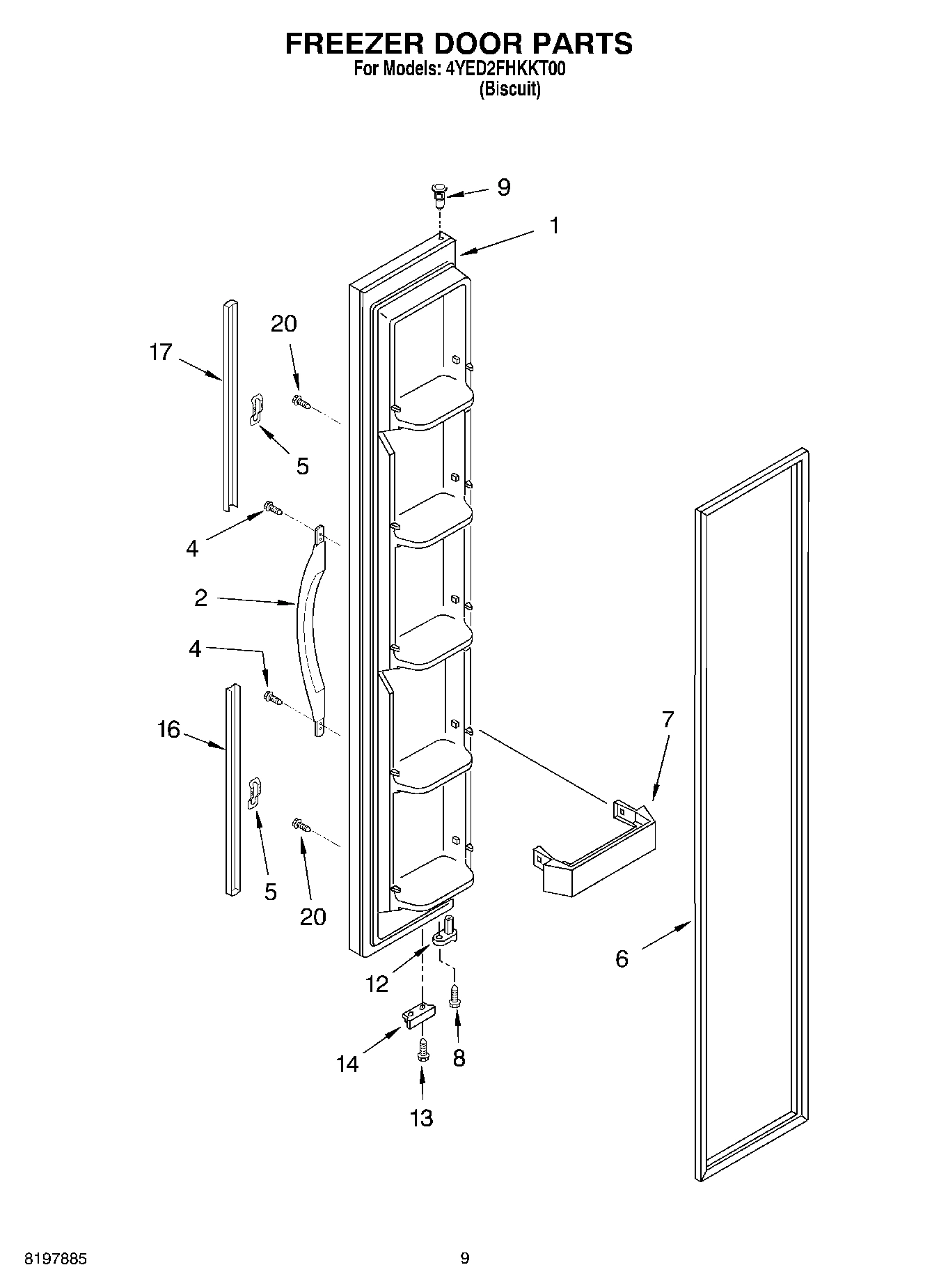 06 - FREEZER DOOR