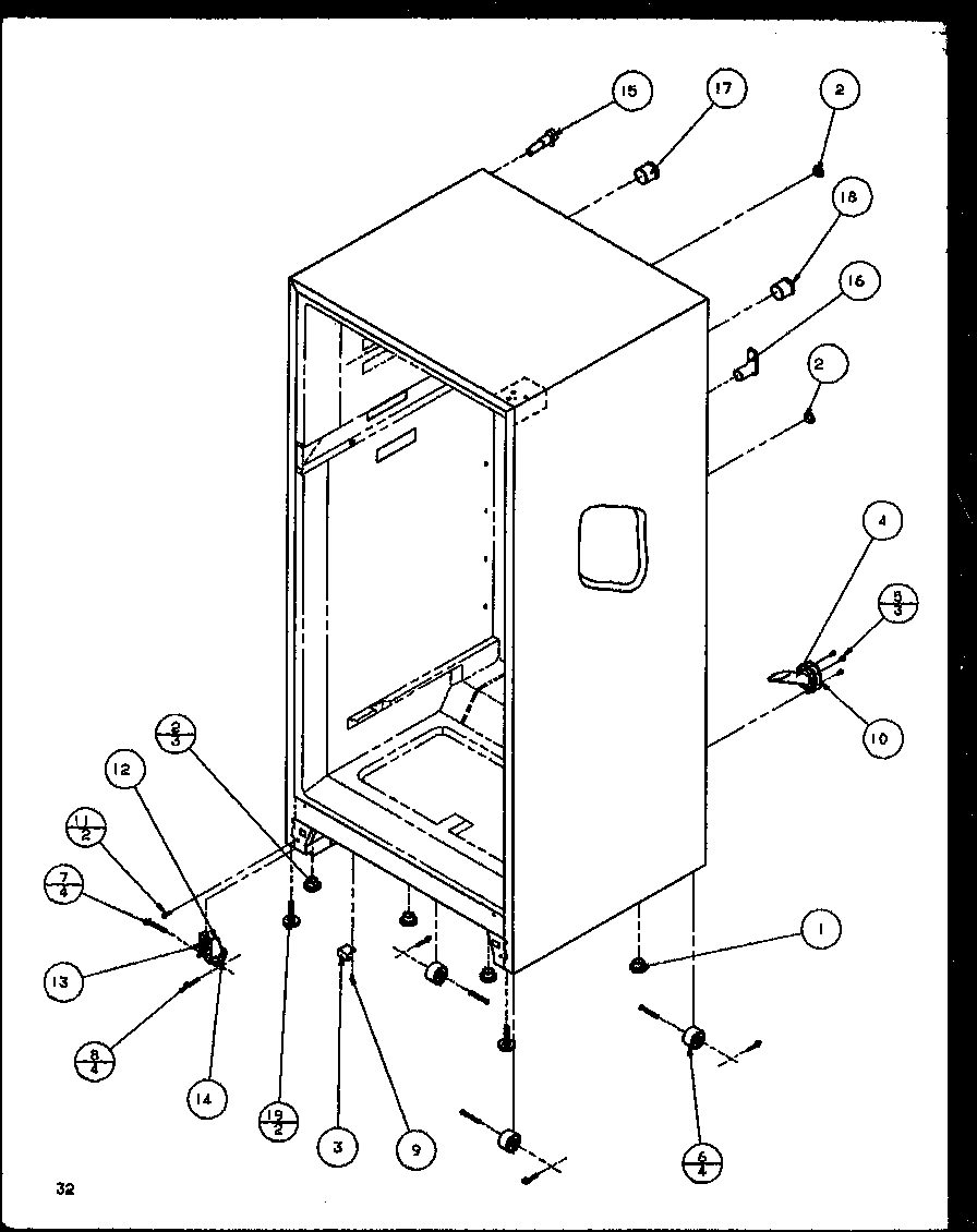 02 - CABINET BOTTOM AND BACK