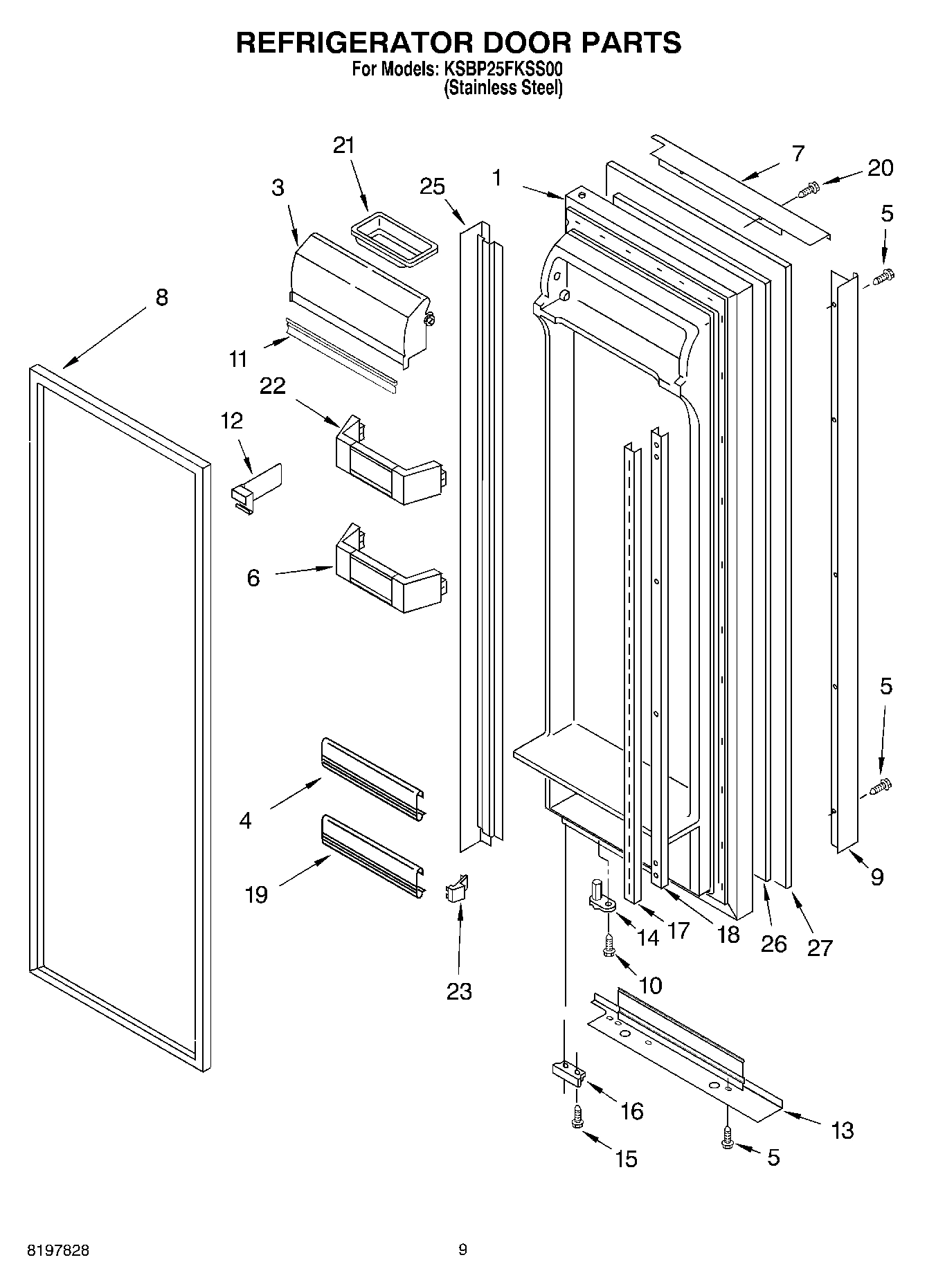 06 - REFRIGERATOR DOOR PARTS