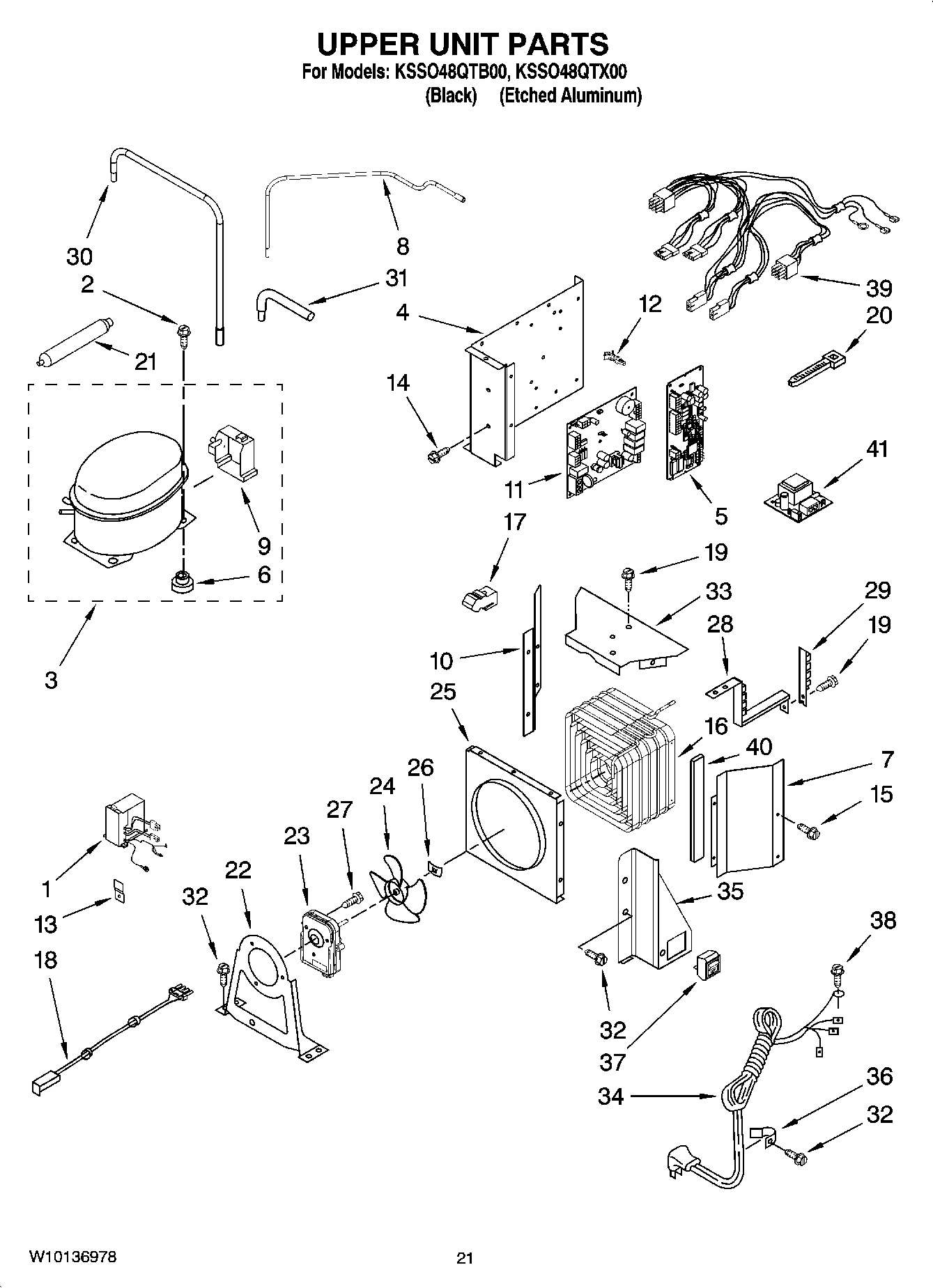 13 - UPPER UNIT PARTS
