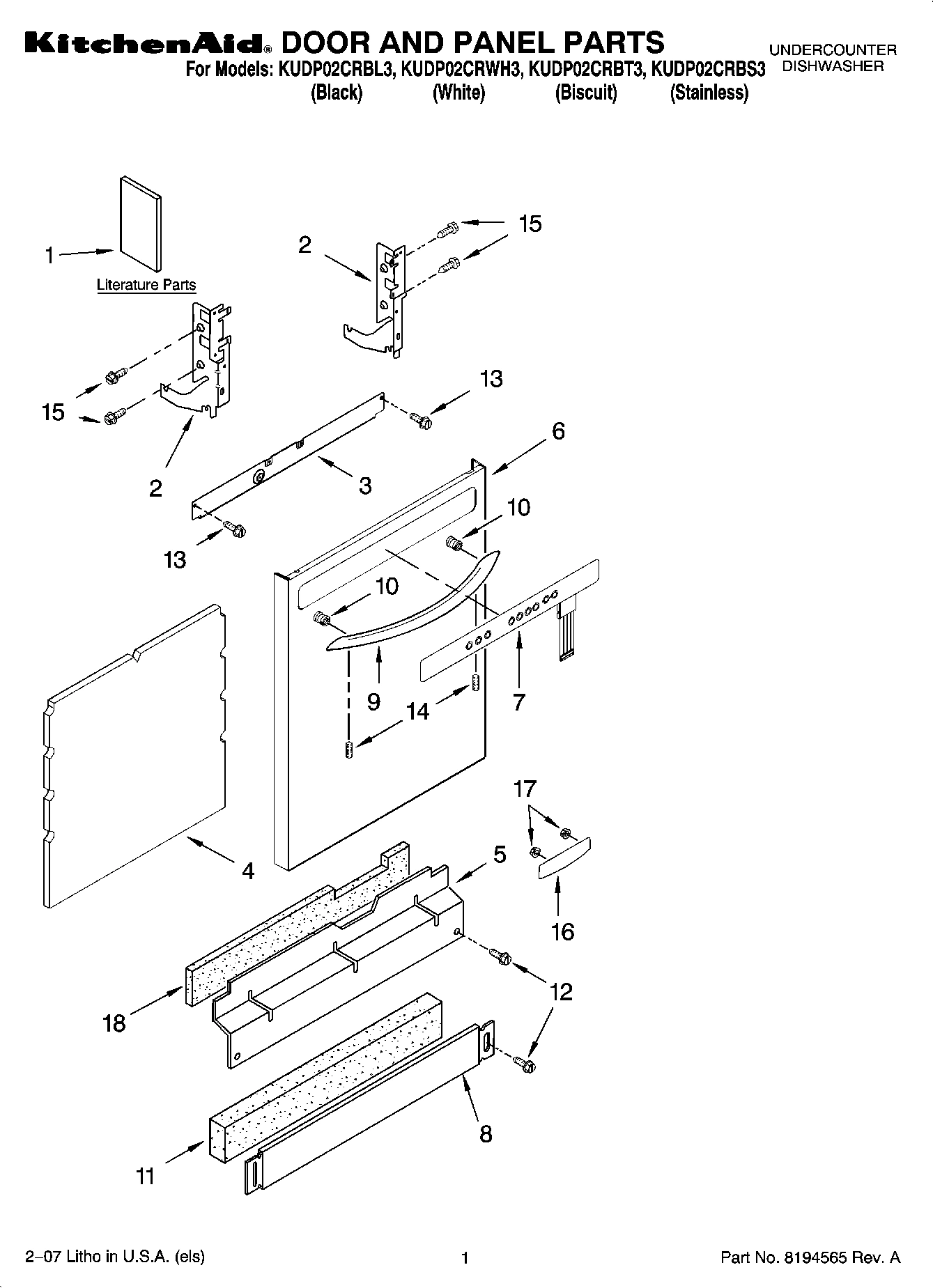 01 - DOOR AND PANEL PARTS
