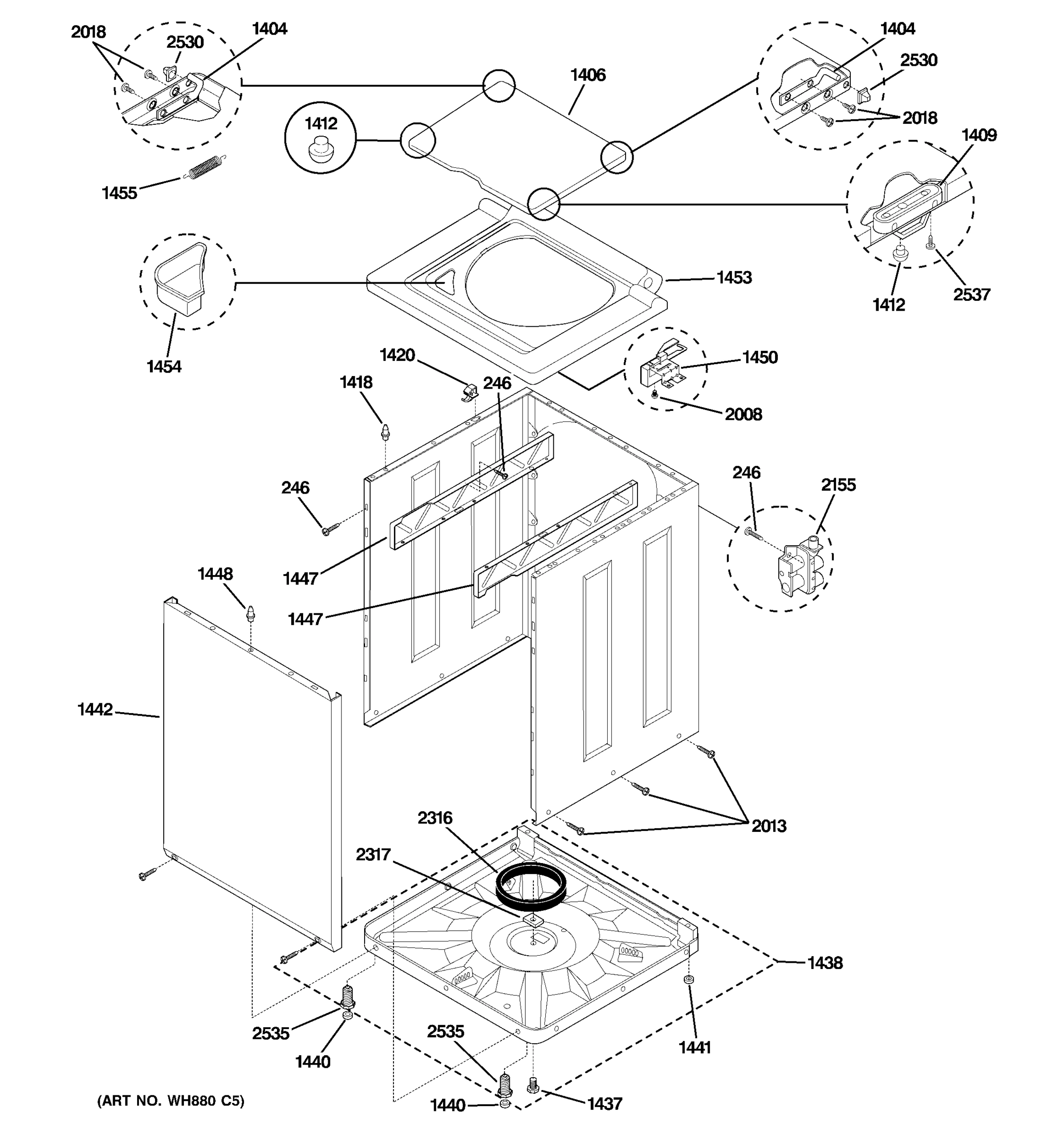 CABINET & TOP PANEL