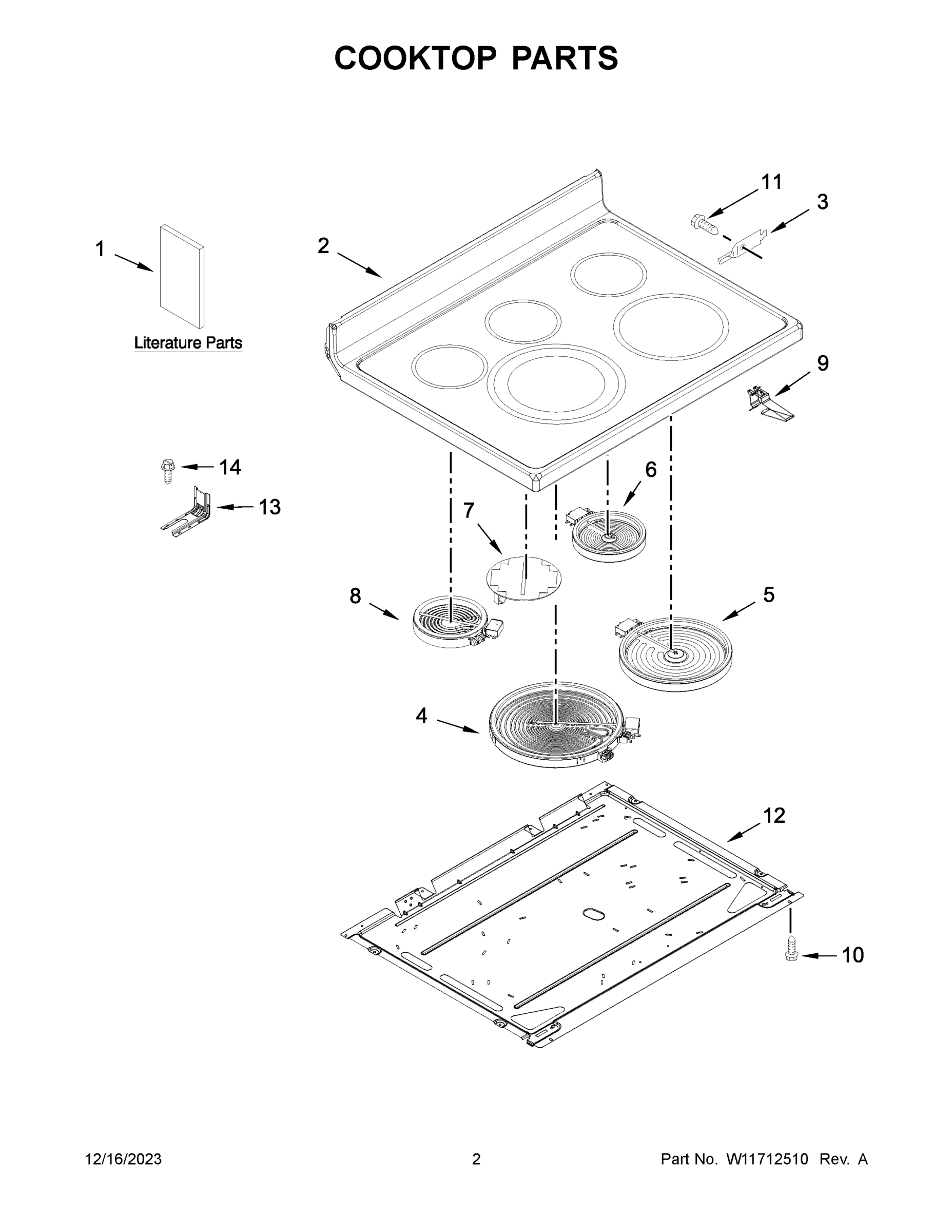 02 - COOKTOP PARTS