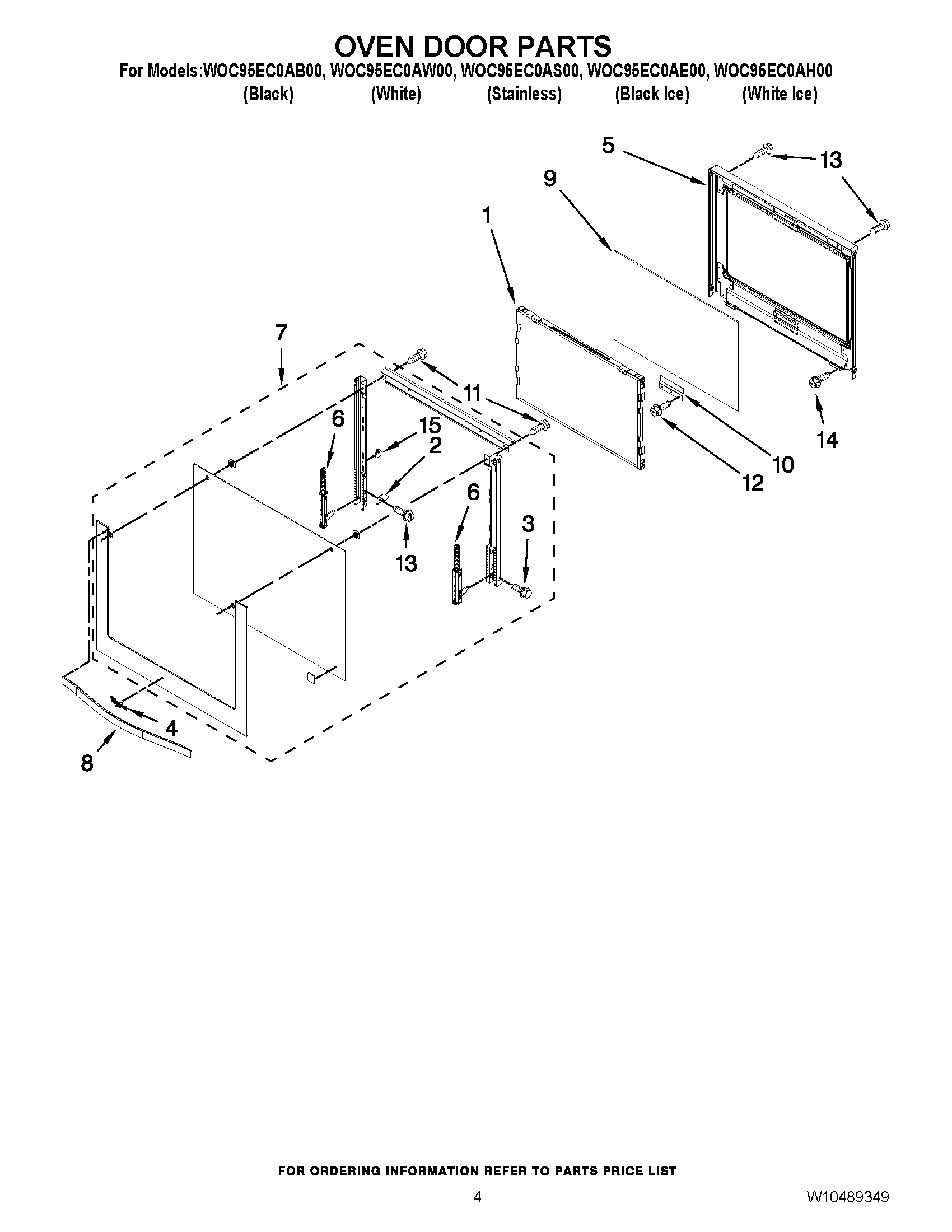 03 - OVEN DOOR PARTS