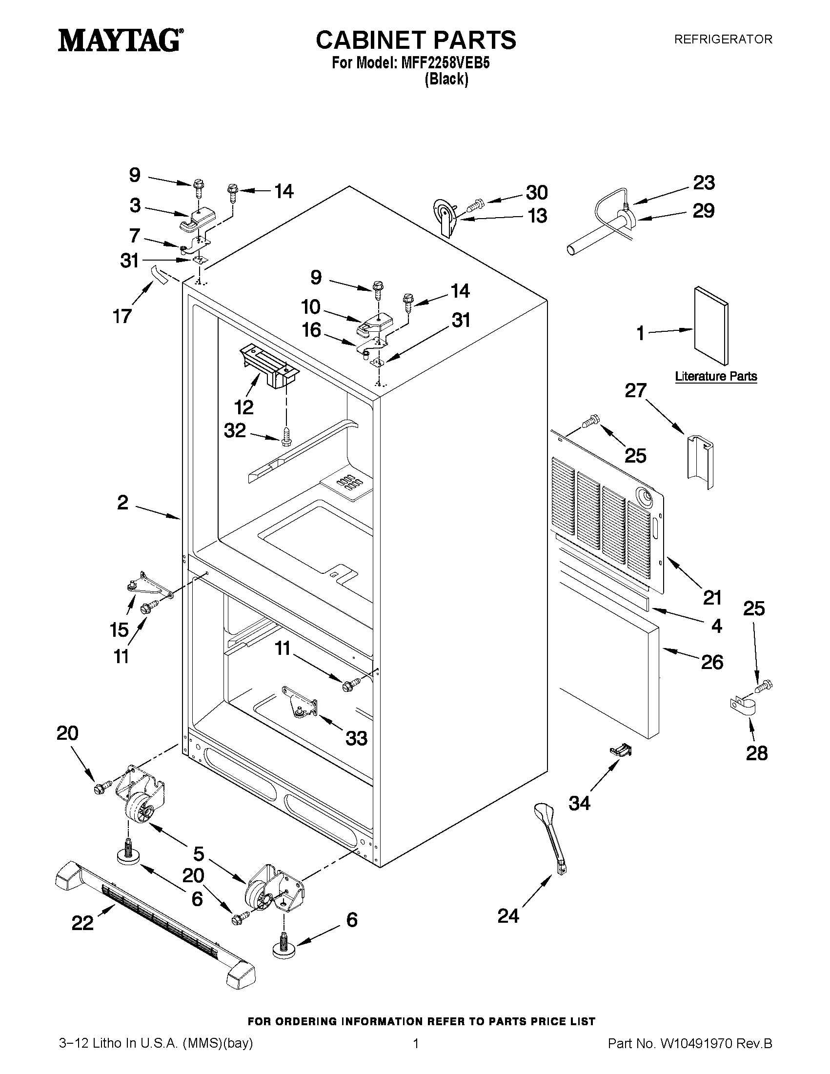 01 - CABINET PARTS