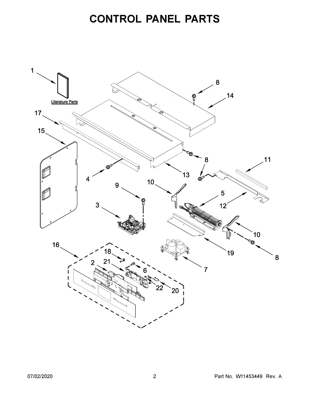 02 - CONTROL PANEL PARTS