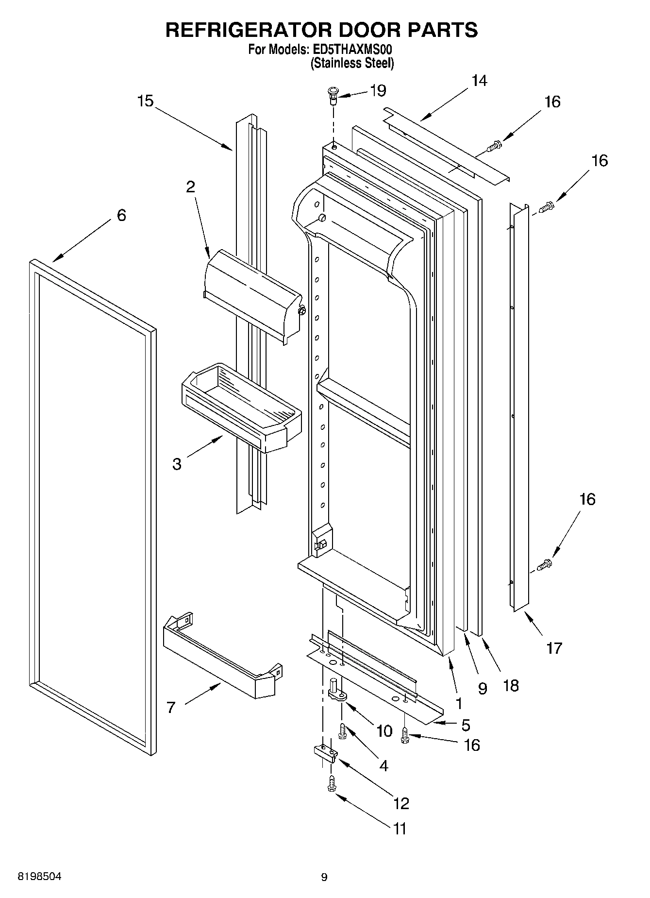 06 - REFRIGERATOR DOOR PARTS
