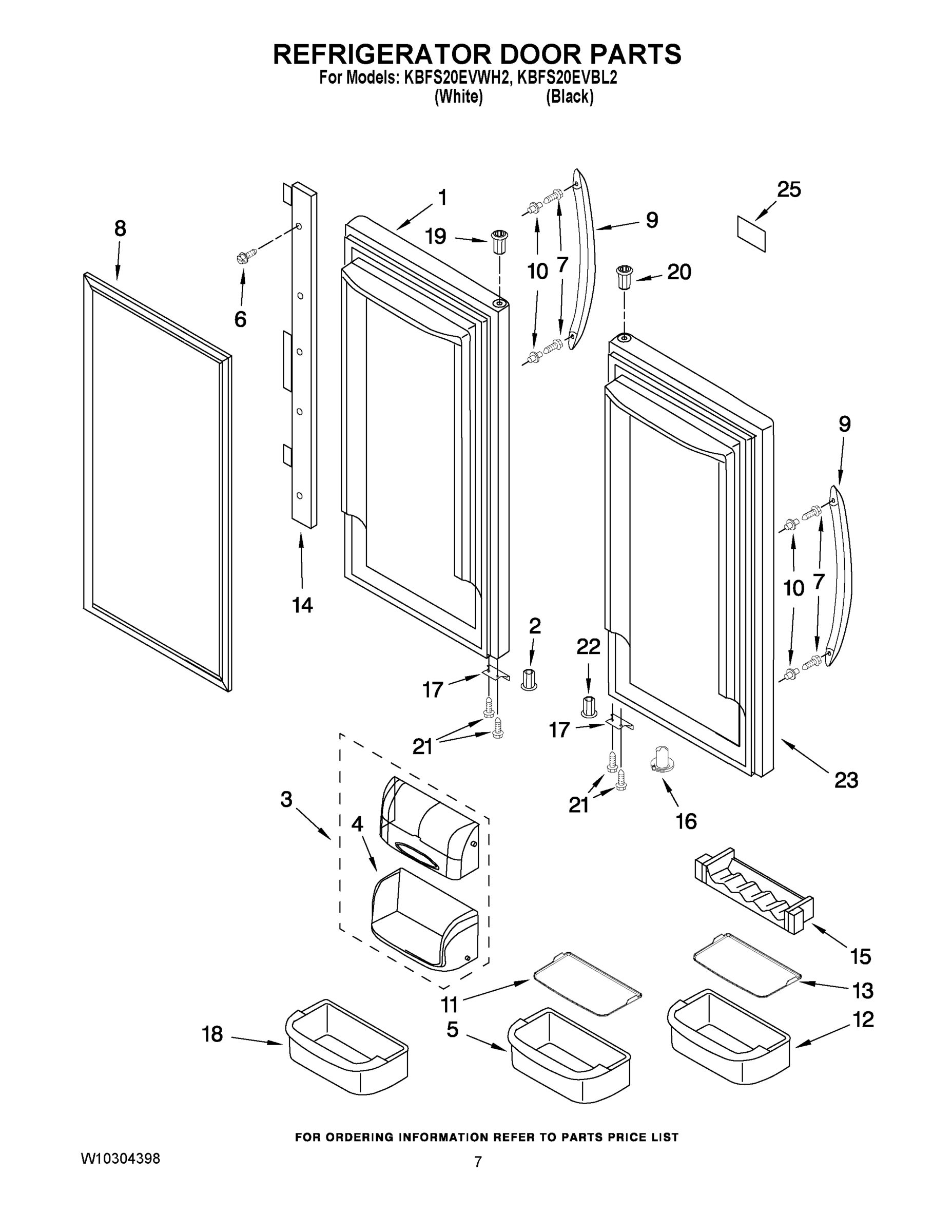 04 - REFRIGERATOR DOOR PARTS