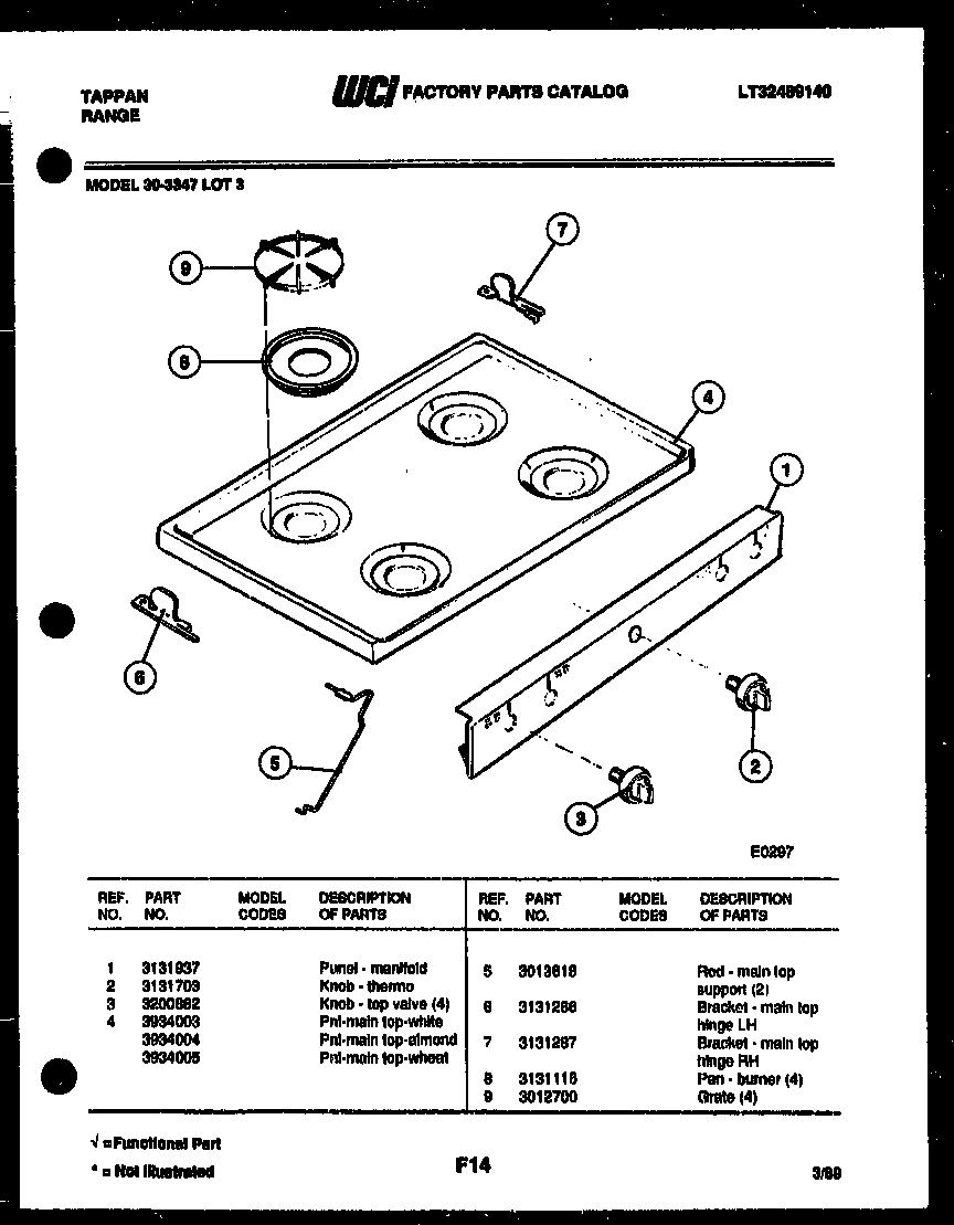 03 - COOKTOP PARTS