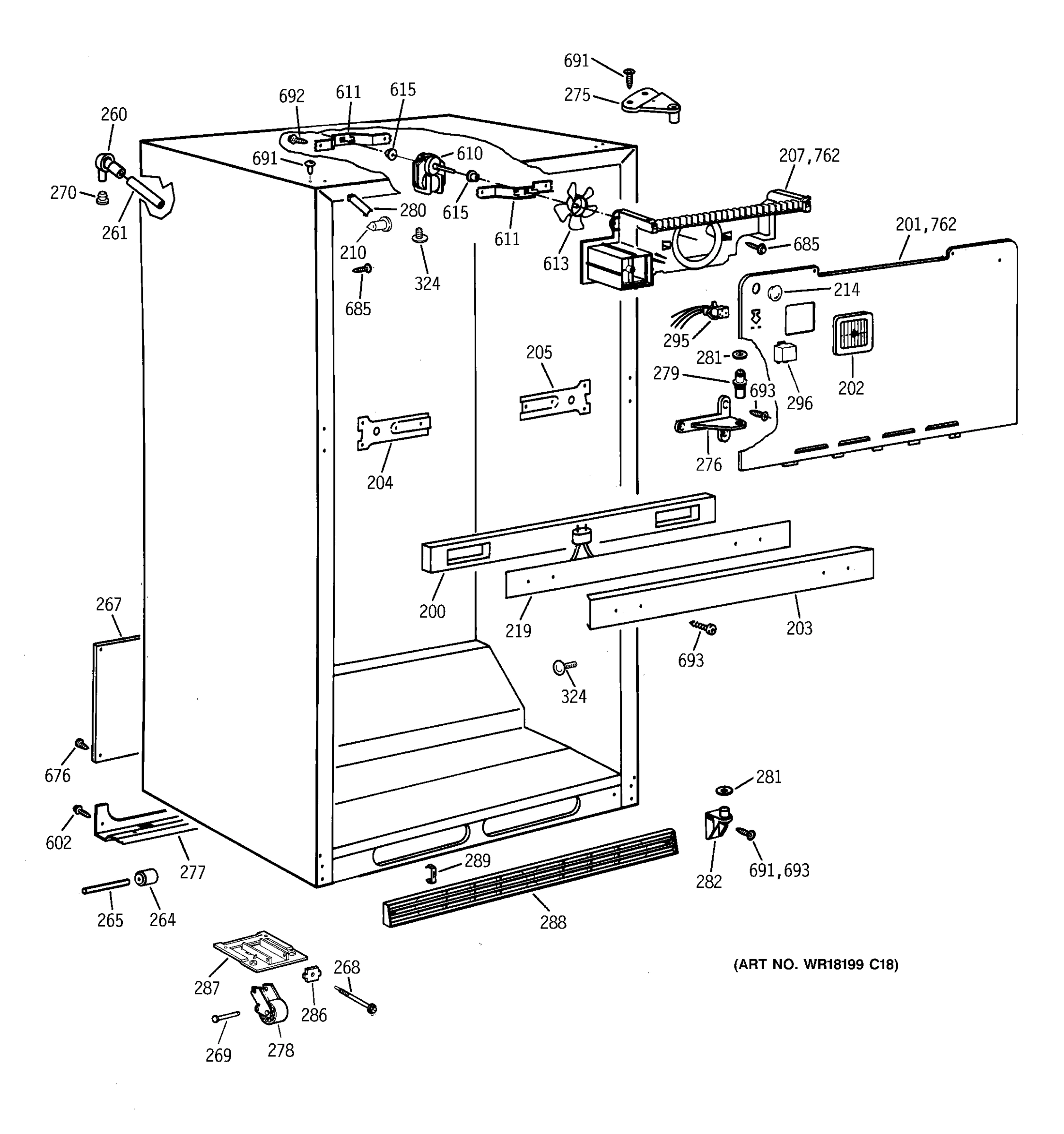 CABINET PARTS
