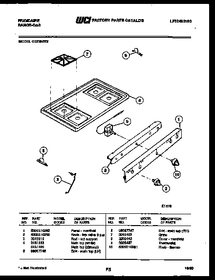 03 - COOKTOP PARTS