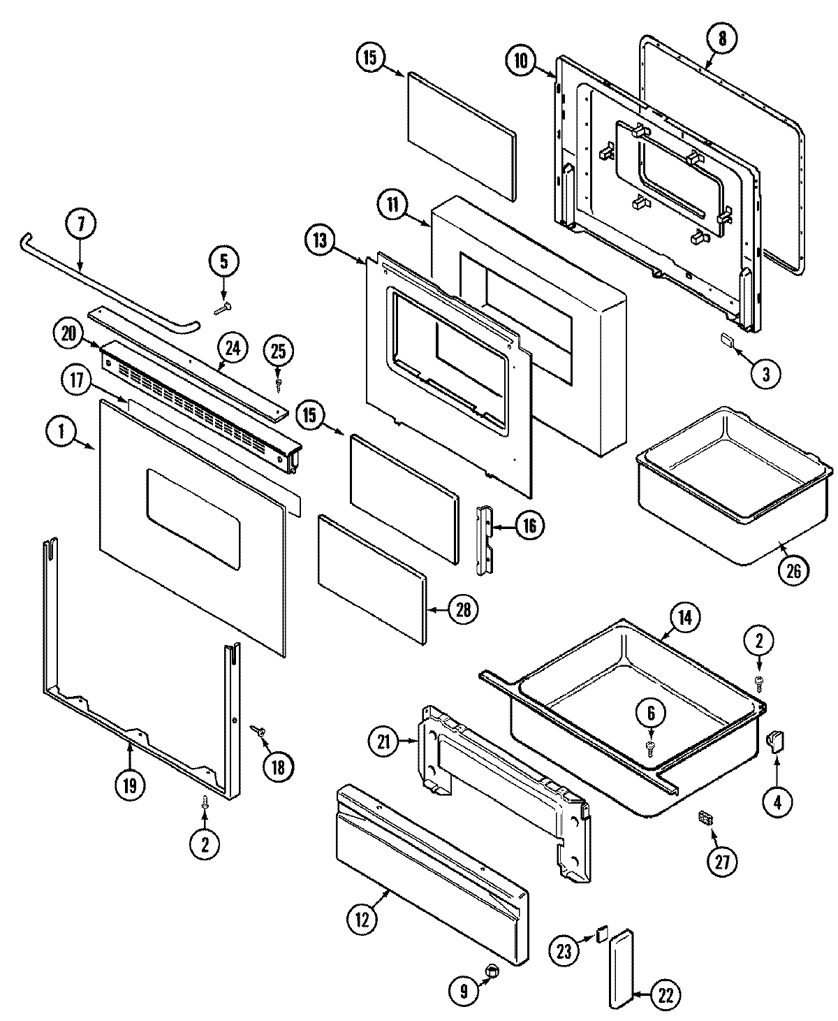 04 - DOOR/DRAWER (SER. PRE. 19)