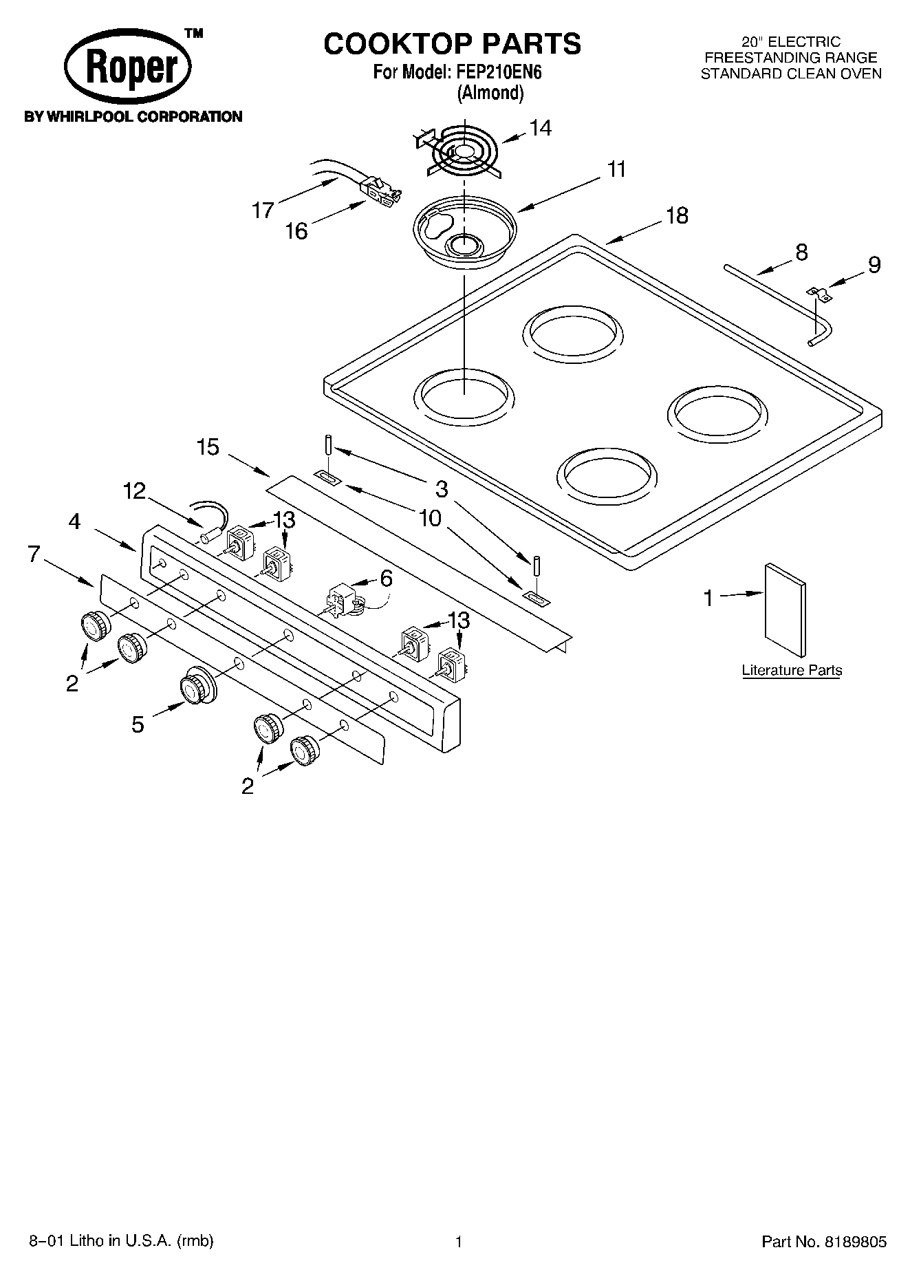 01 - COOKTOP, LITERATURE