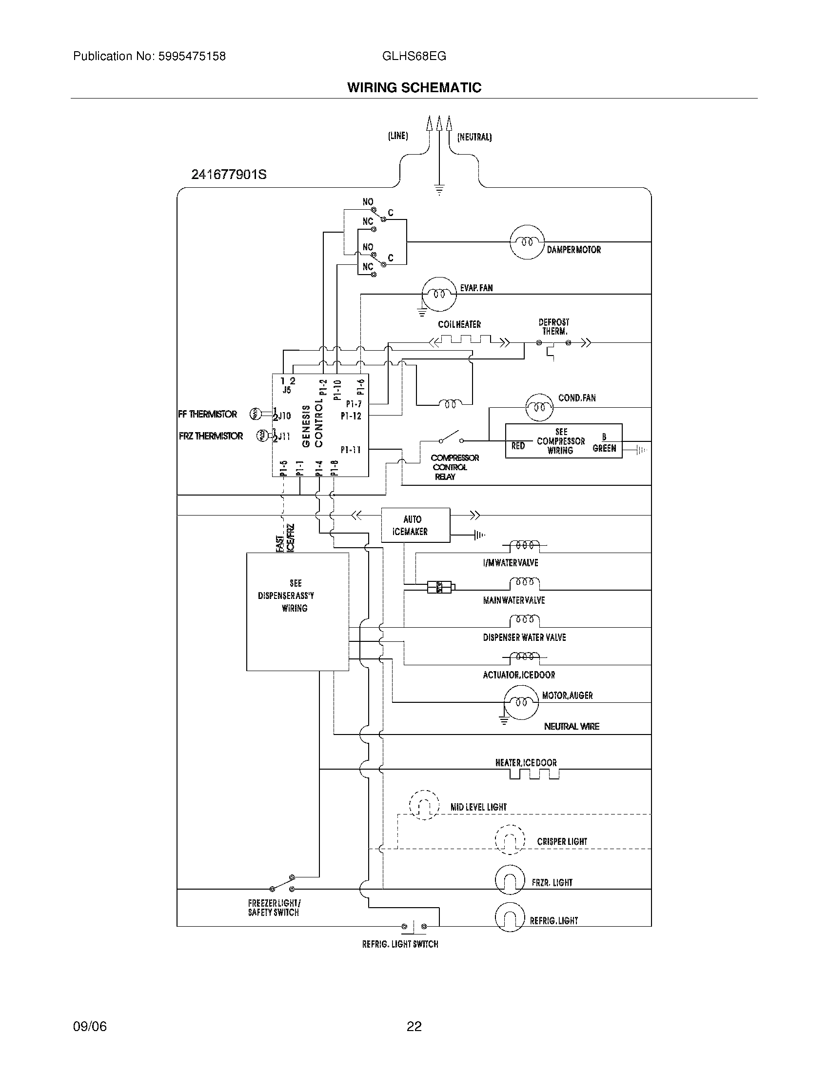 22 - WIRING SCHEMATIC