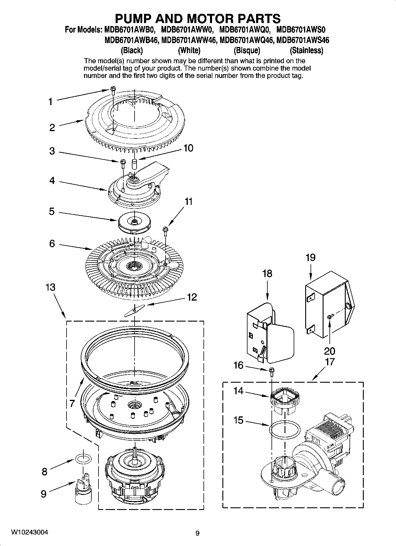 08 - PUMP AND MOTOR PARTS