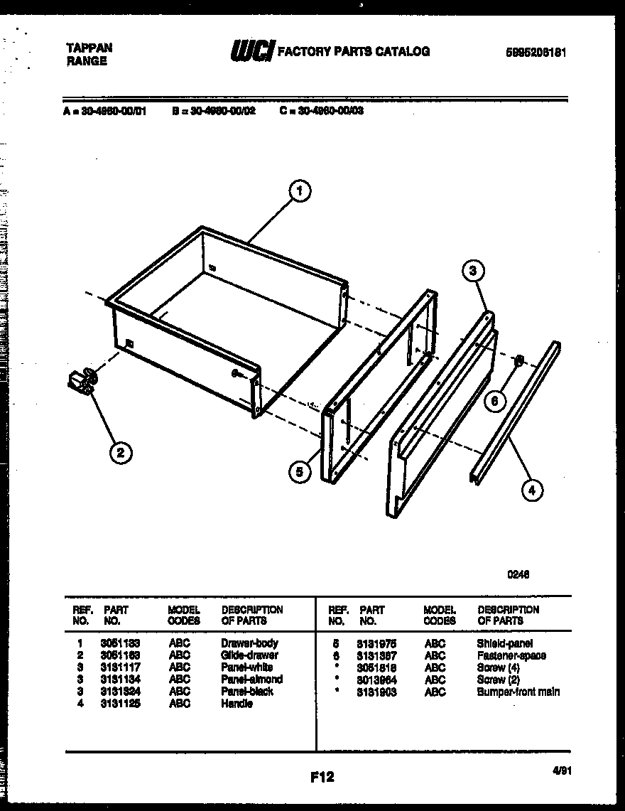 04 - DRAWER PARTS
