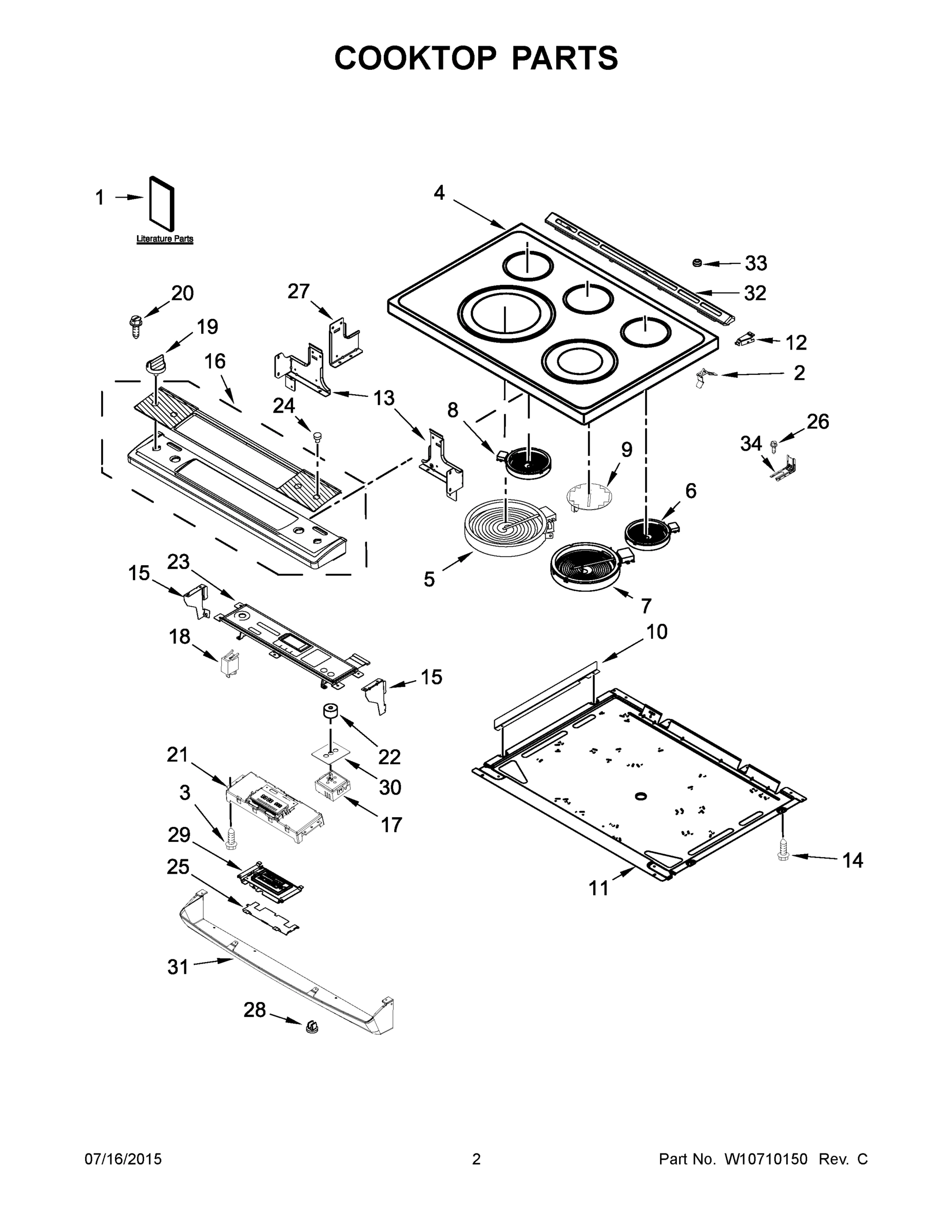 02 - COOKTOP PARTS