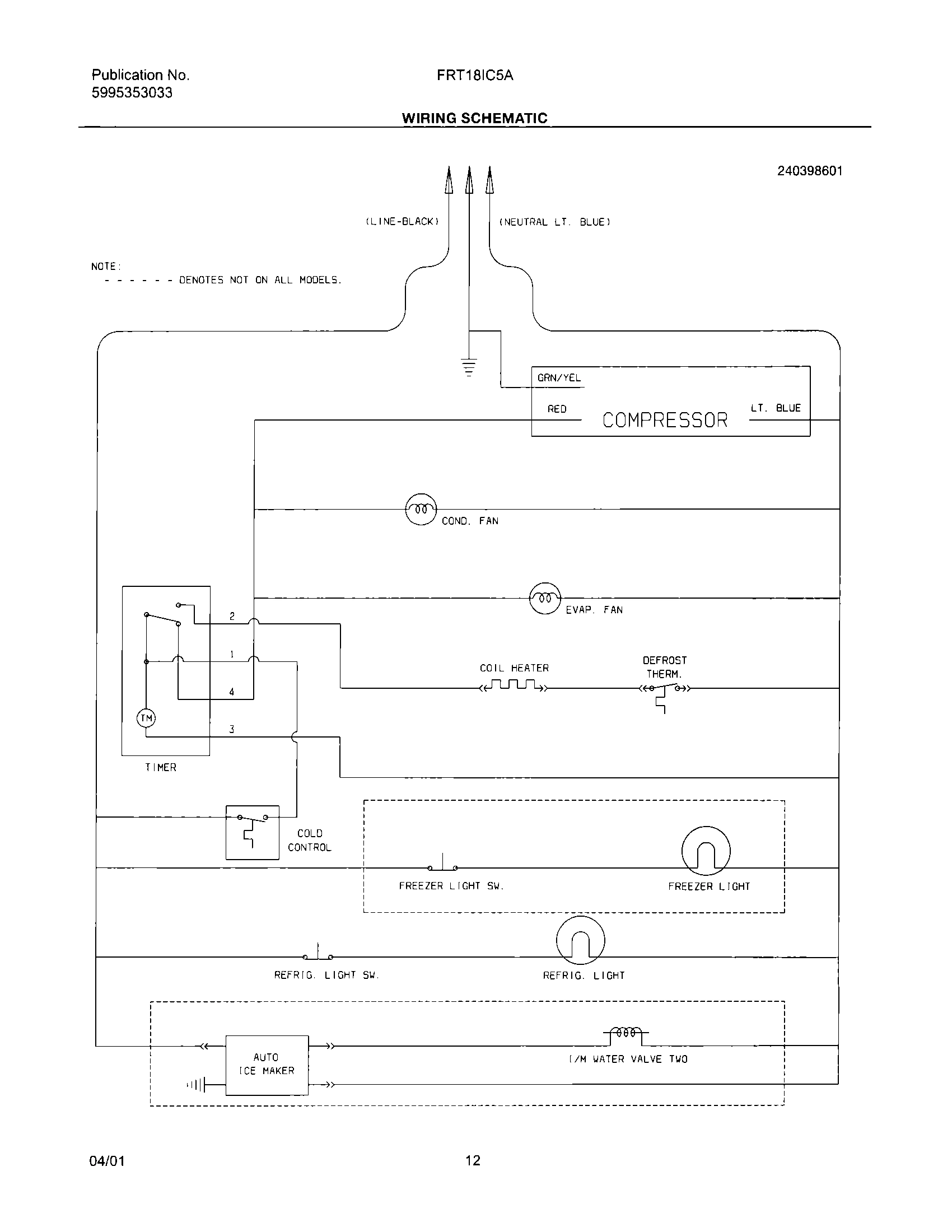 12 - WIRING SCHEMATIC