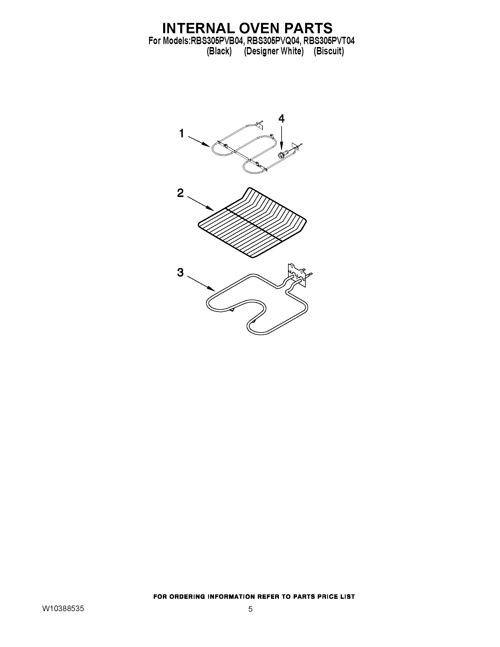 04 - INTERNAL OVEN PARTS