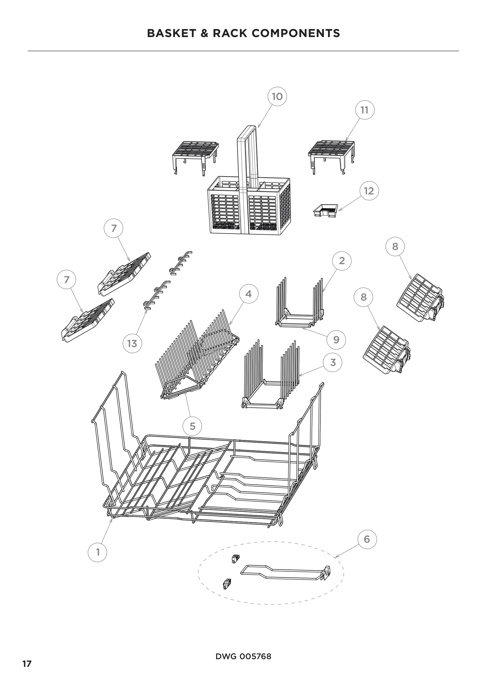 BASKET & RACK COMPONENTS