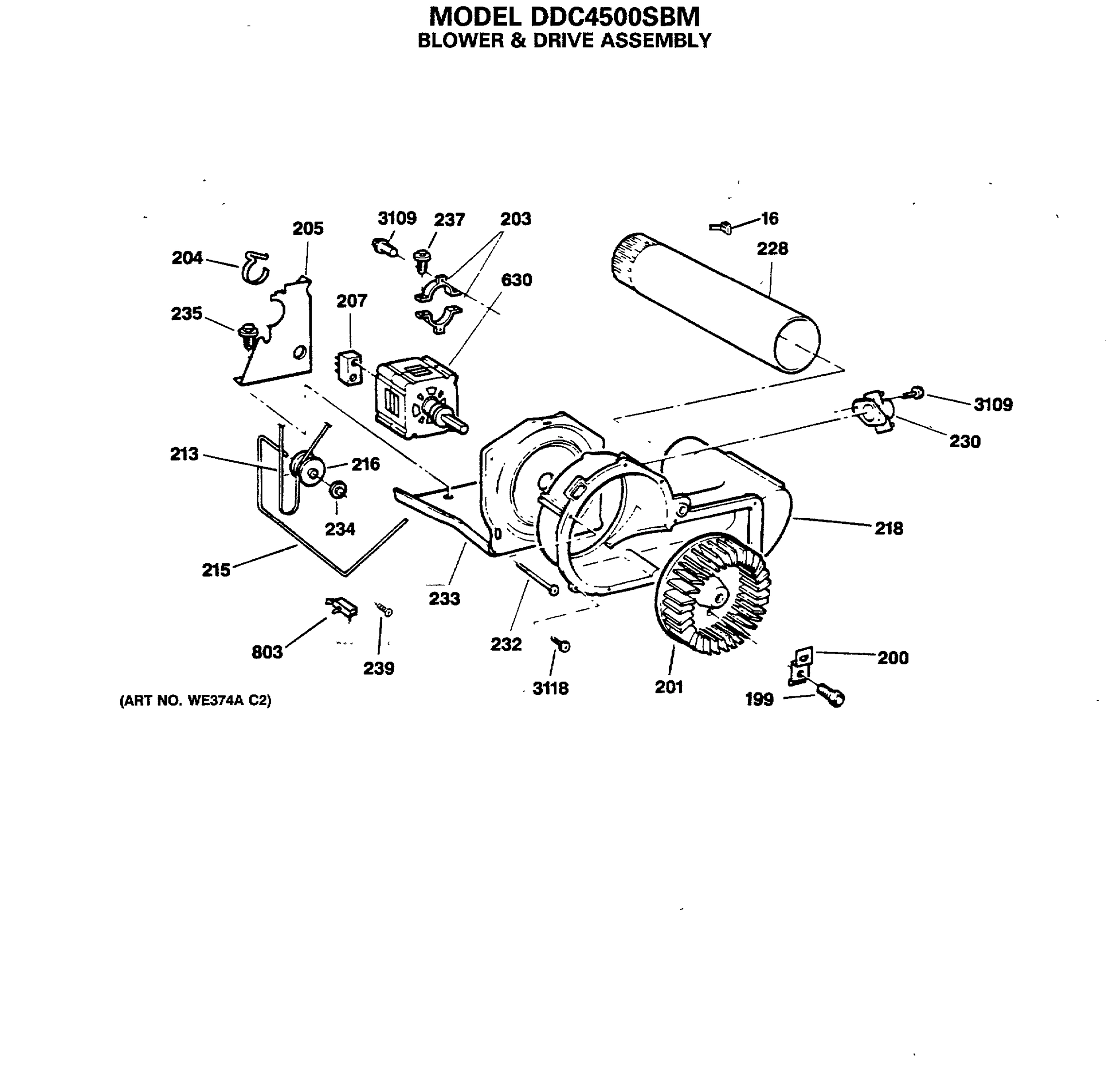 BLOWER & DRIVE ASSEMBLY